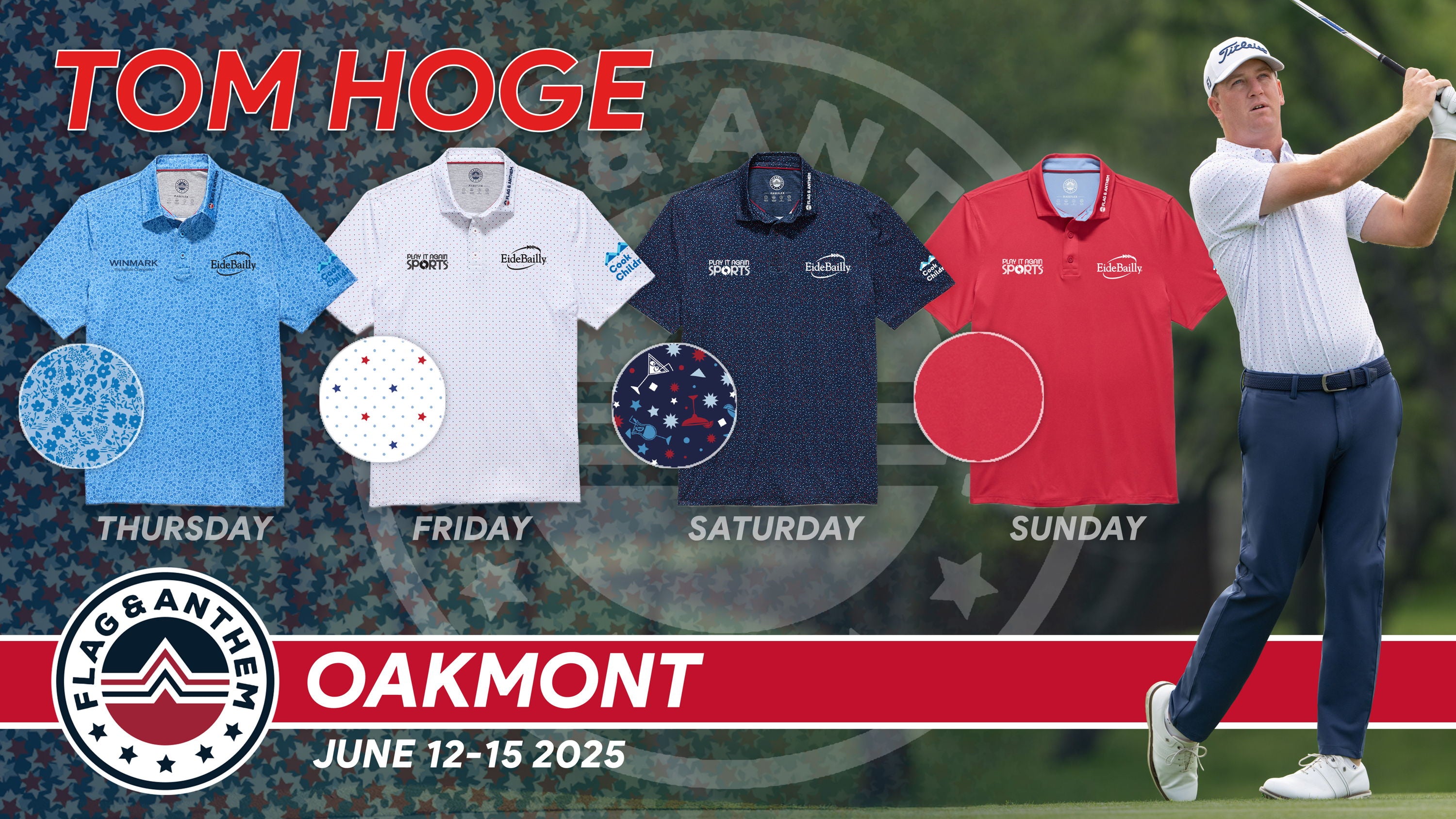 2025 U.S Open Apparel Scripting: Tom Hoge