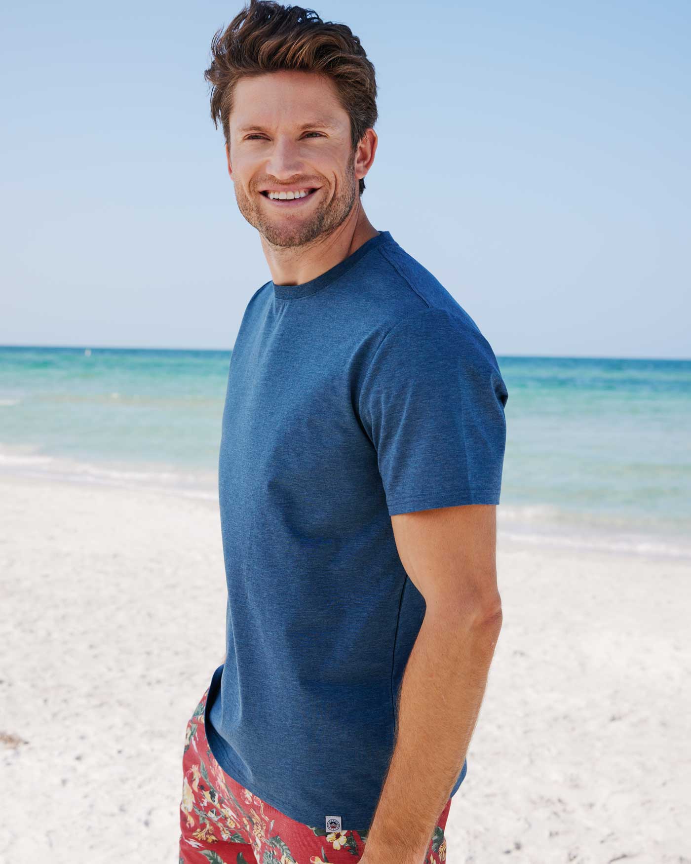 ESSENTIAL STRETCH COMFORT CREWNECK TEE