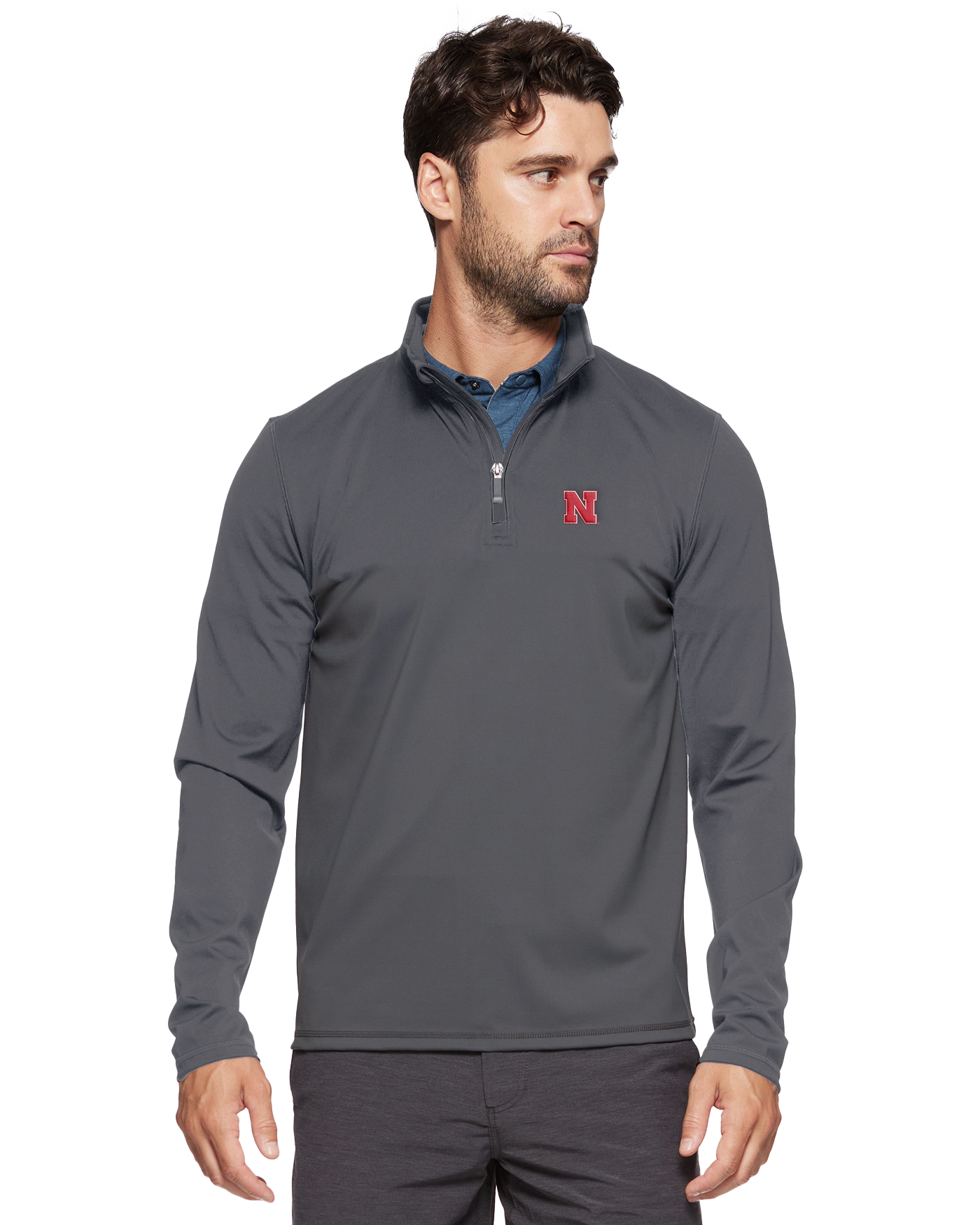 NEBRASKA JOURNEY PERFORMANCE 1/4-ZIP