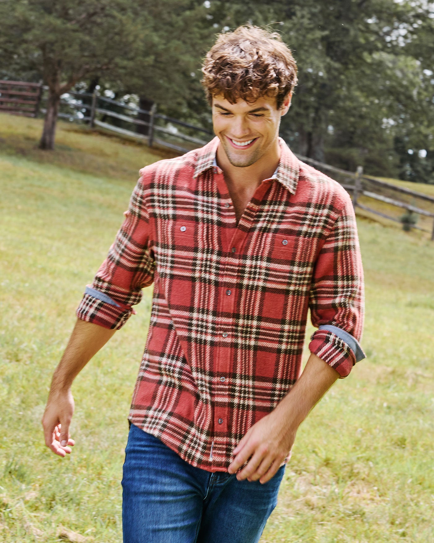 SEABROOK VINTAGE WASHED FLANNEL SHIRT
