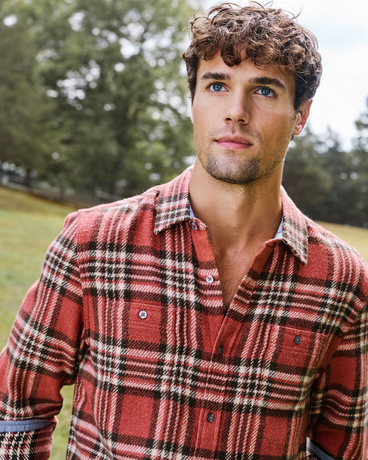 SEABROOK VINTAGE WASHED FLANNEL SHIRT