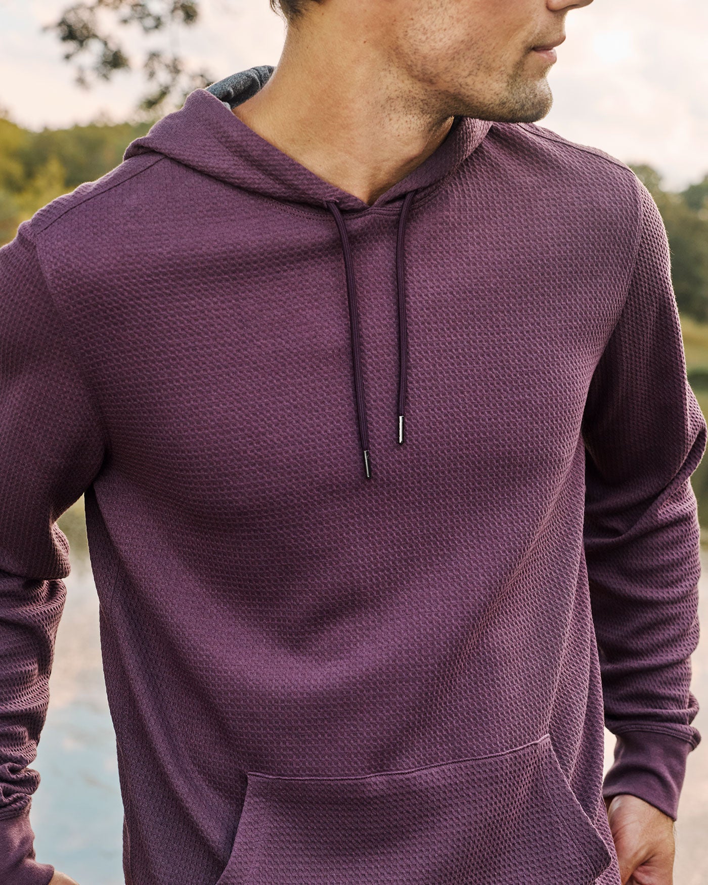 CHATSWORTH SOFT WAFFLE HOODIE