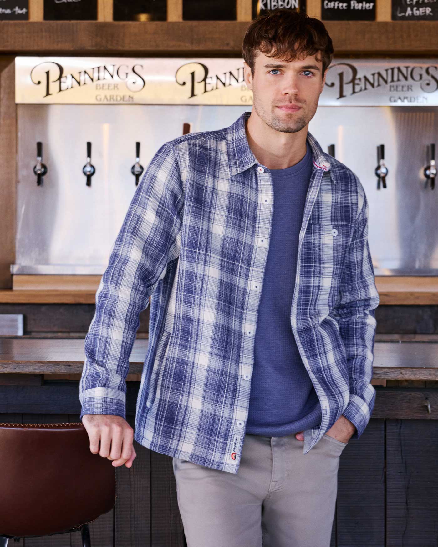 BLAKELEY WAFFLE SHIRT JACKET