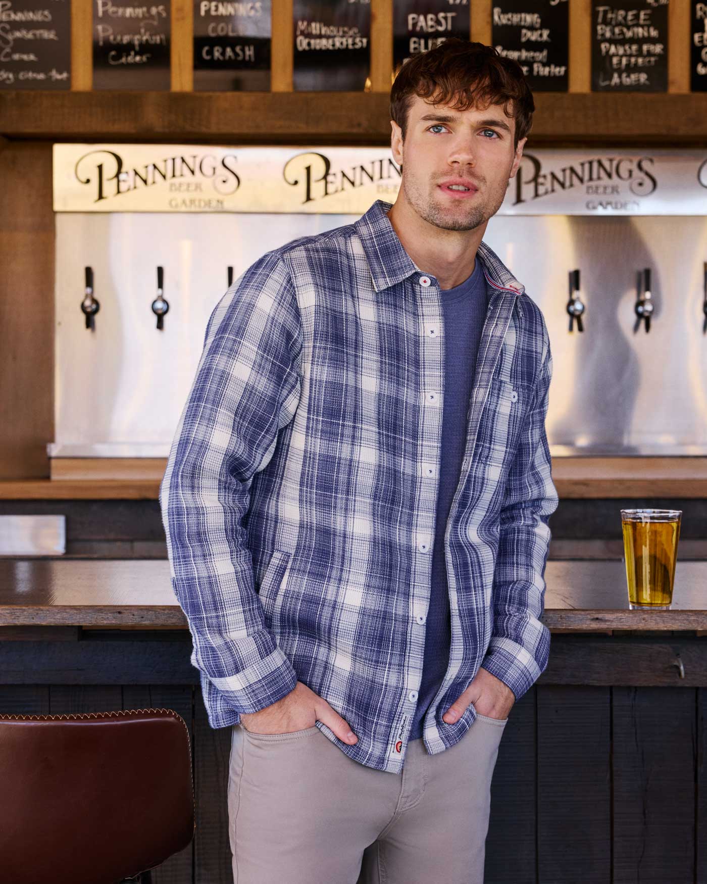 BLAKELEY WAFFLE SHIRT JACKET