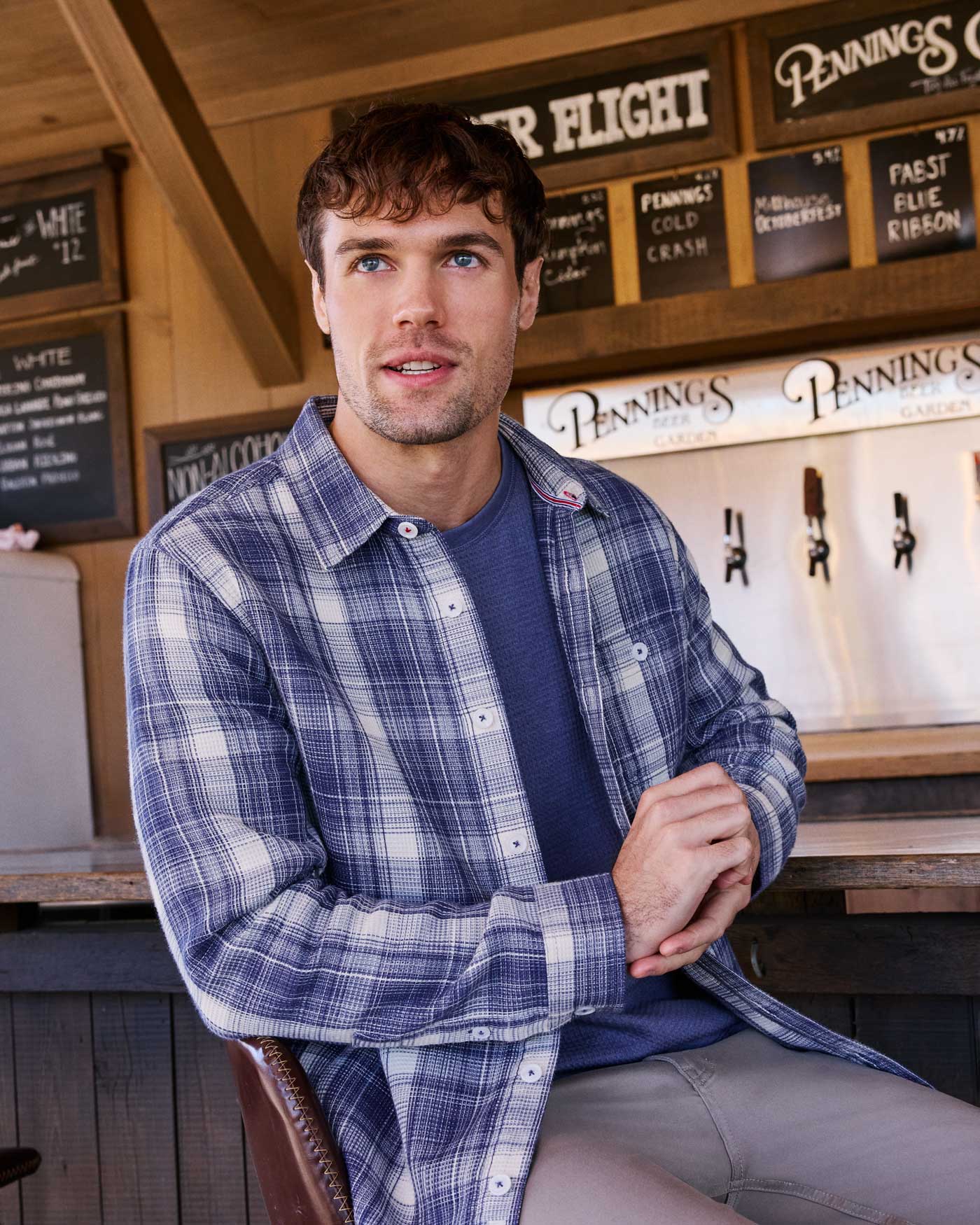 BLAKELEY WAFFLE SHIRT JACKET