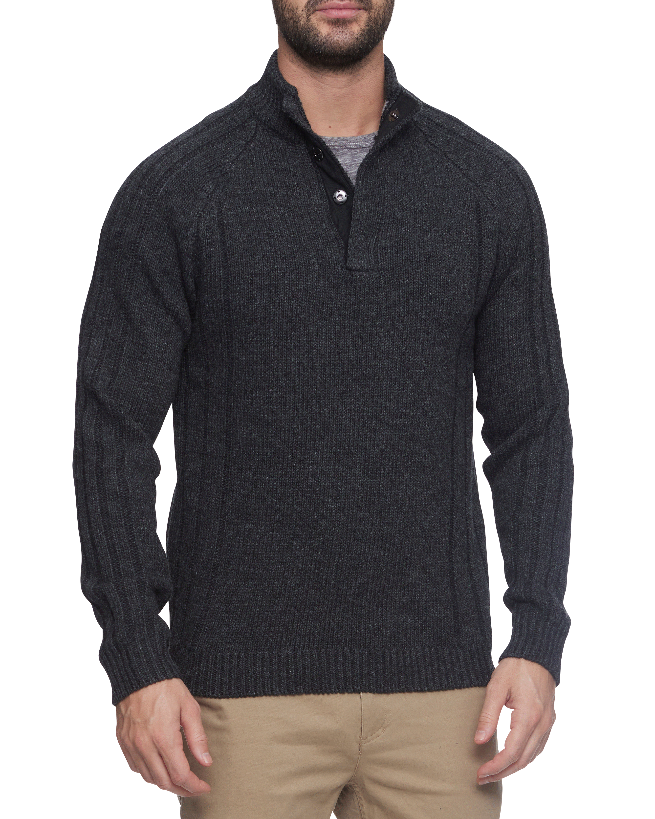 PLAINVIEW MOCK NECK SWEATER