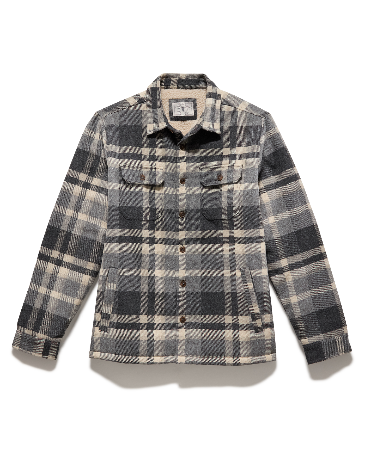 CASSIDY SHERPA-LINED SHIRT JACKET