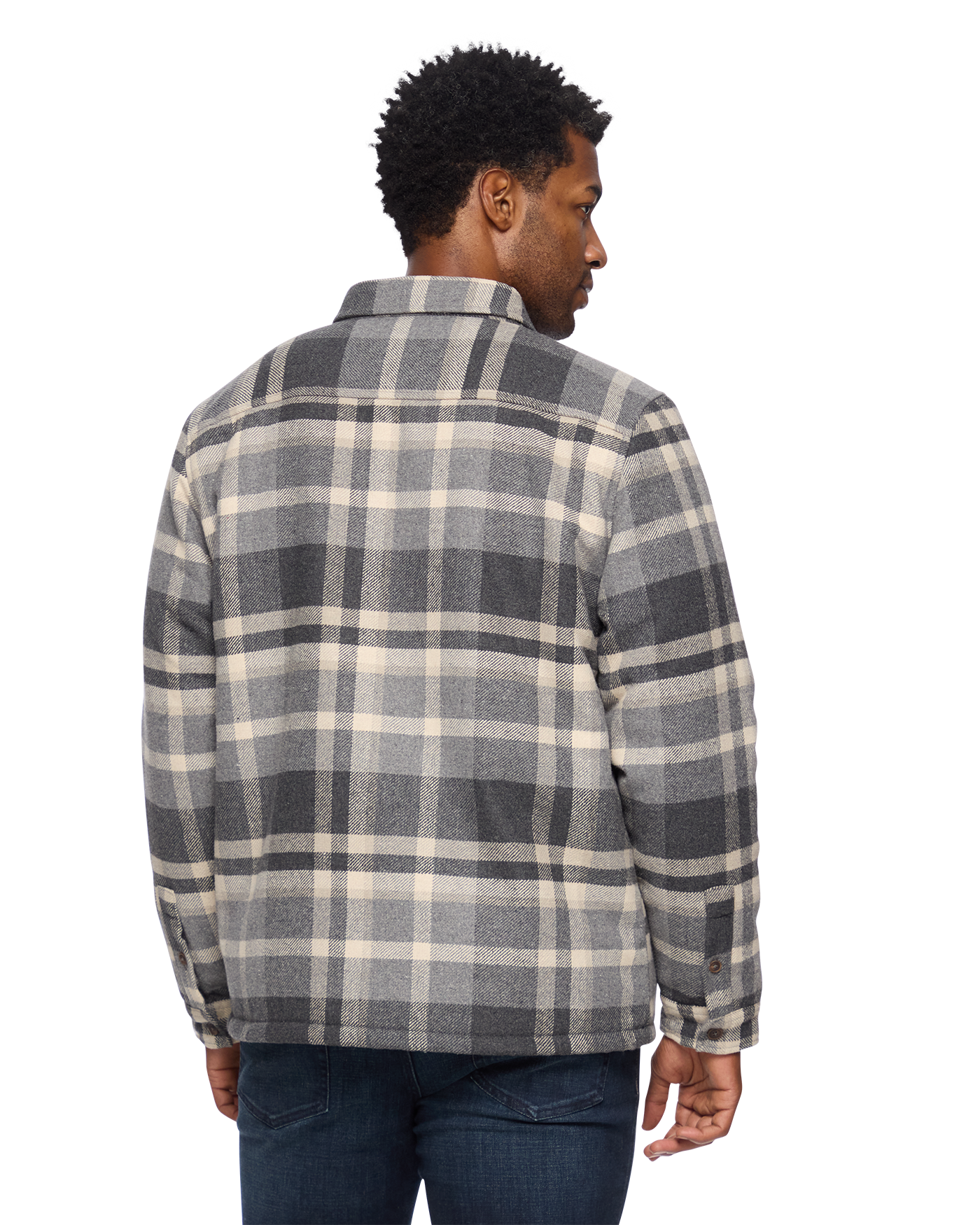 CASSIDY SHERPA-LINED SHIRT JACKET