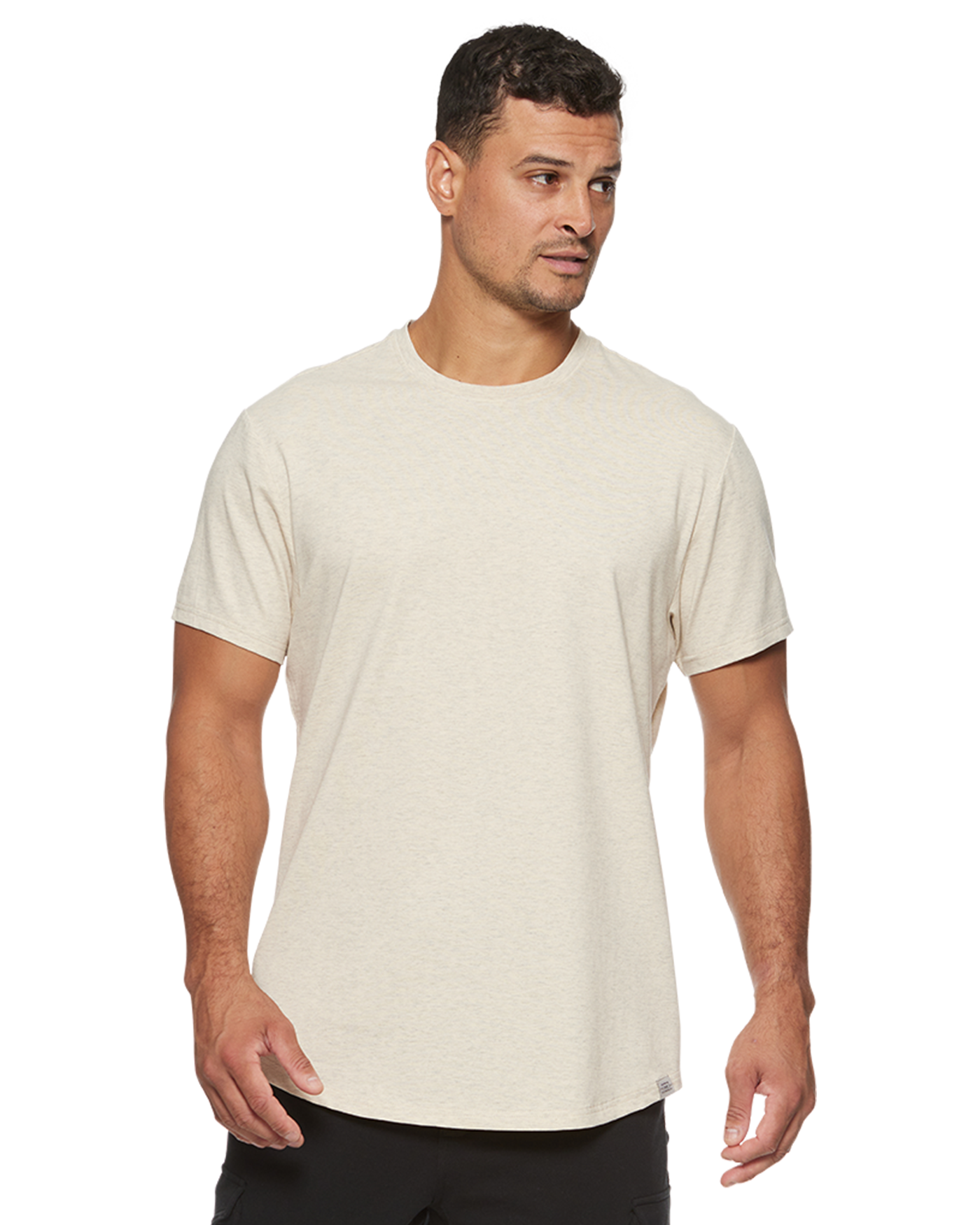 DUKE CURVED HEM TEE