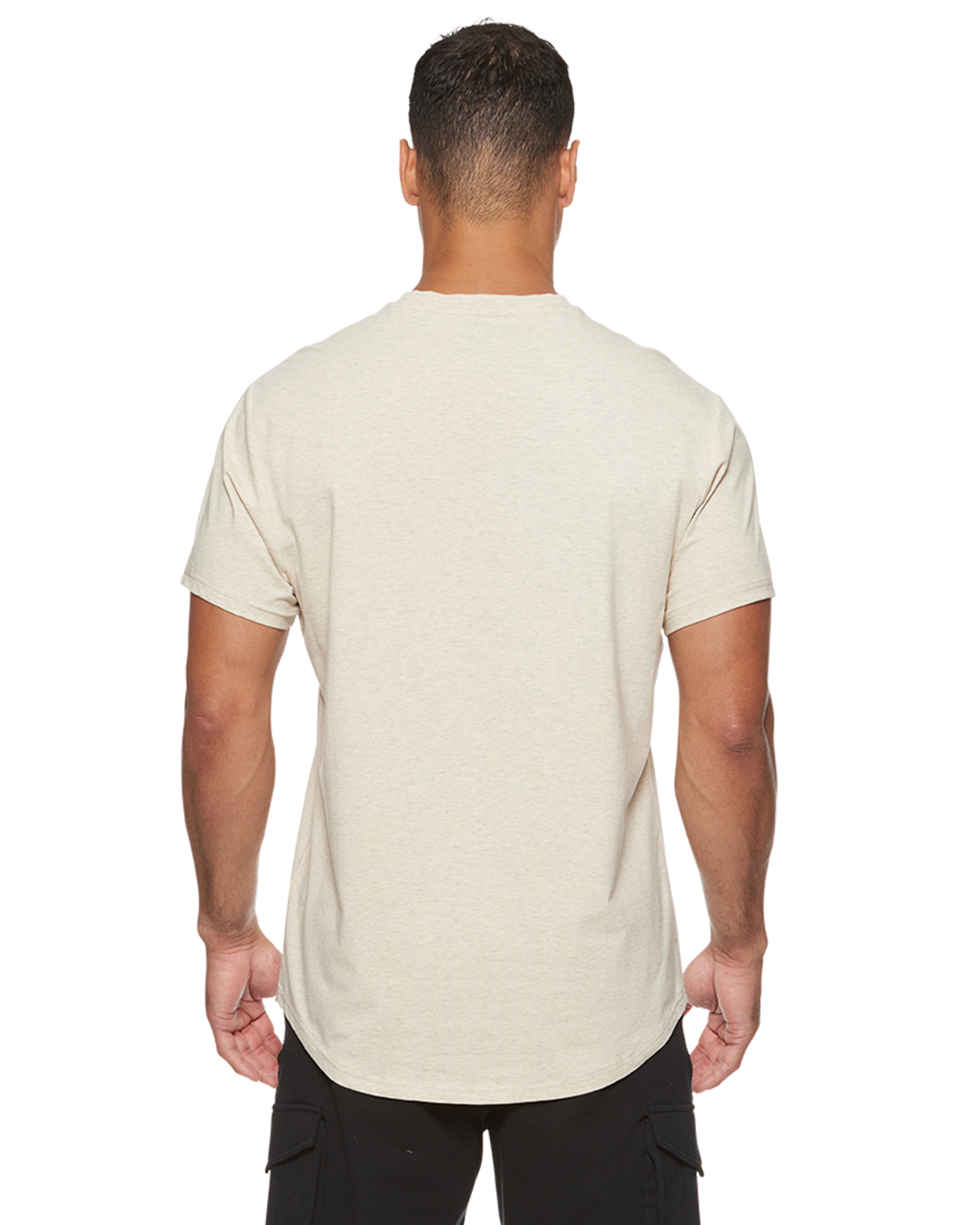 DUKE CURVED HEM TEE