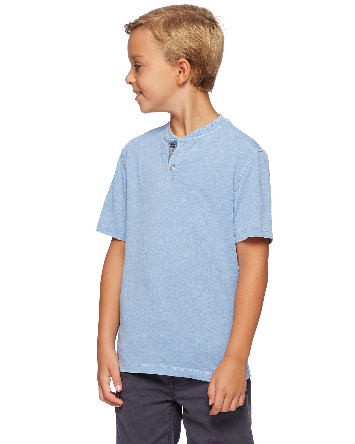 BOYS CHATHAM VINTAGE SOFT HENLEY