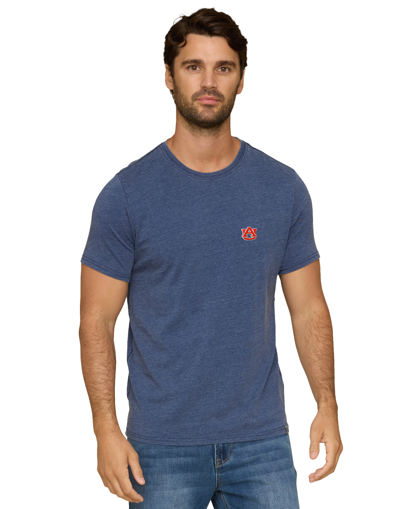 AUBURN DREWSVILLE BURNOUT CREWNECK TEE