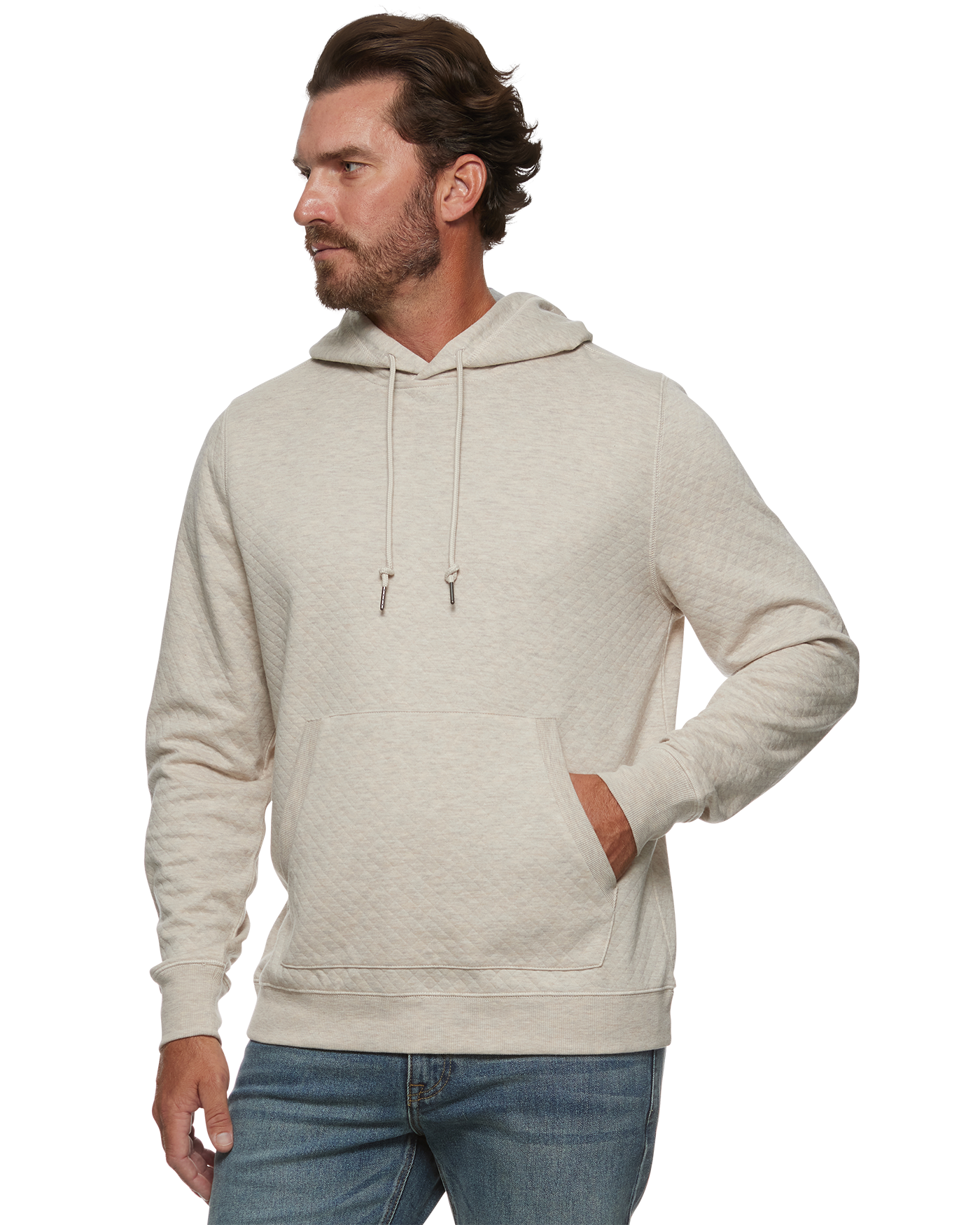 BRADNER SUPER-SOFT QUILTED HOODIE