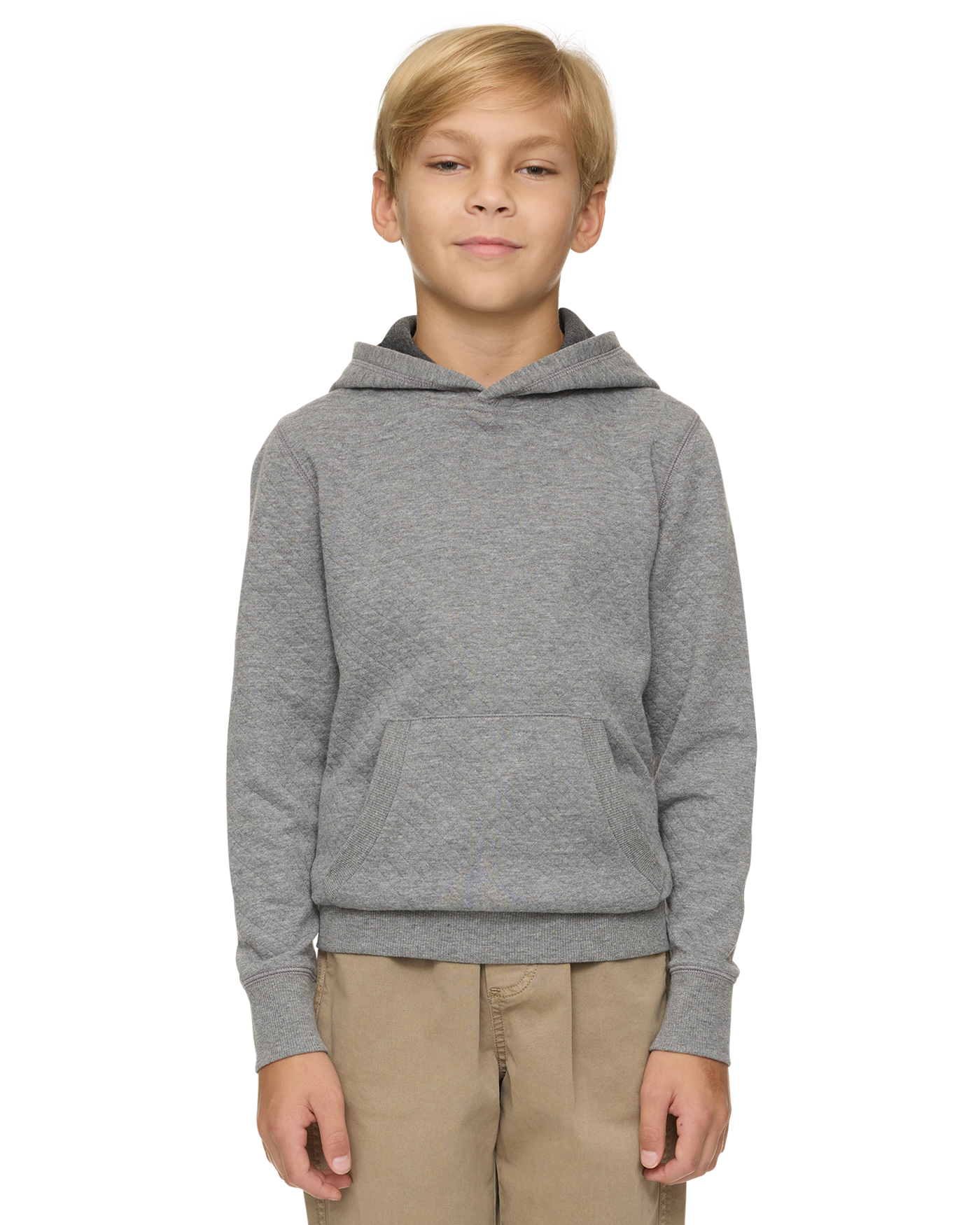 BOYS BRADNER SUPER-SOFT QUILTED HOODIE
