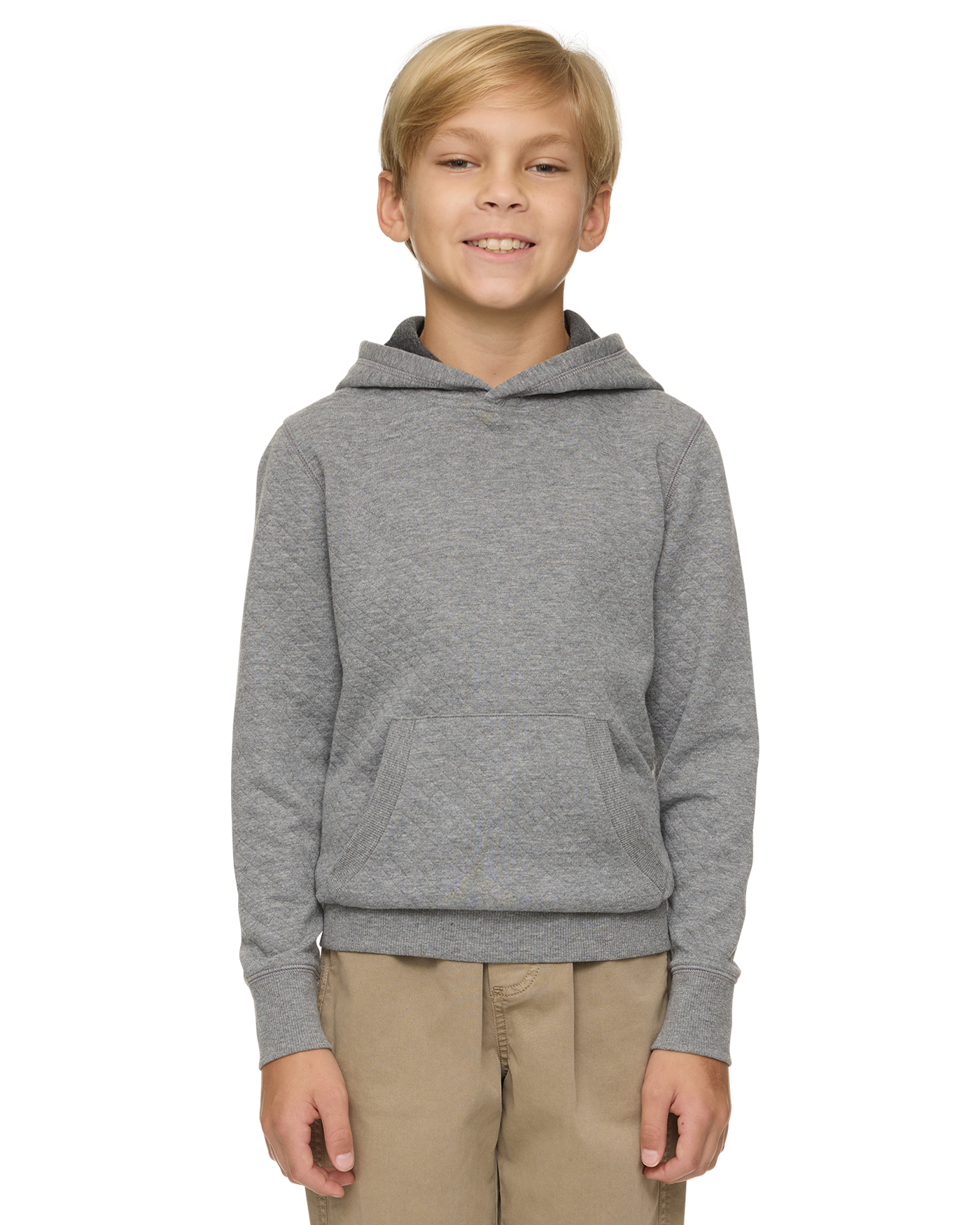 BOYS BRADNER SUPER-SOFT QUILTED HOODIE