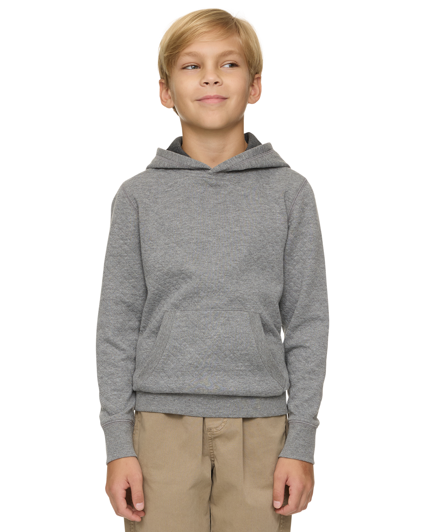 BOYS BRADNER SUPER-SOFT QUILTED HOODIE