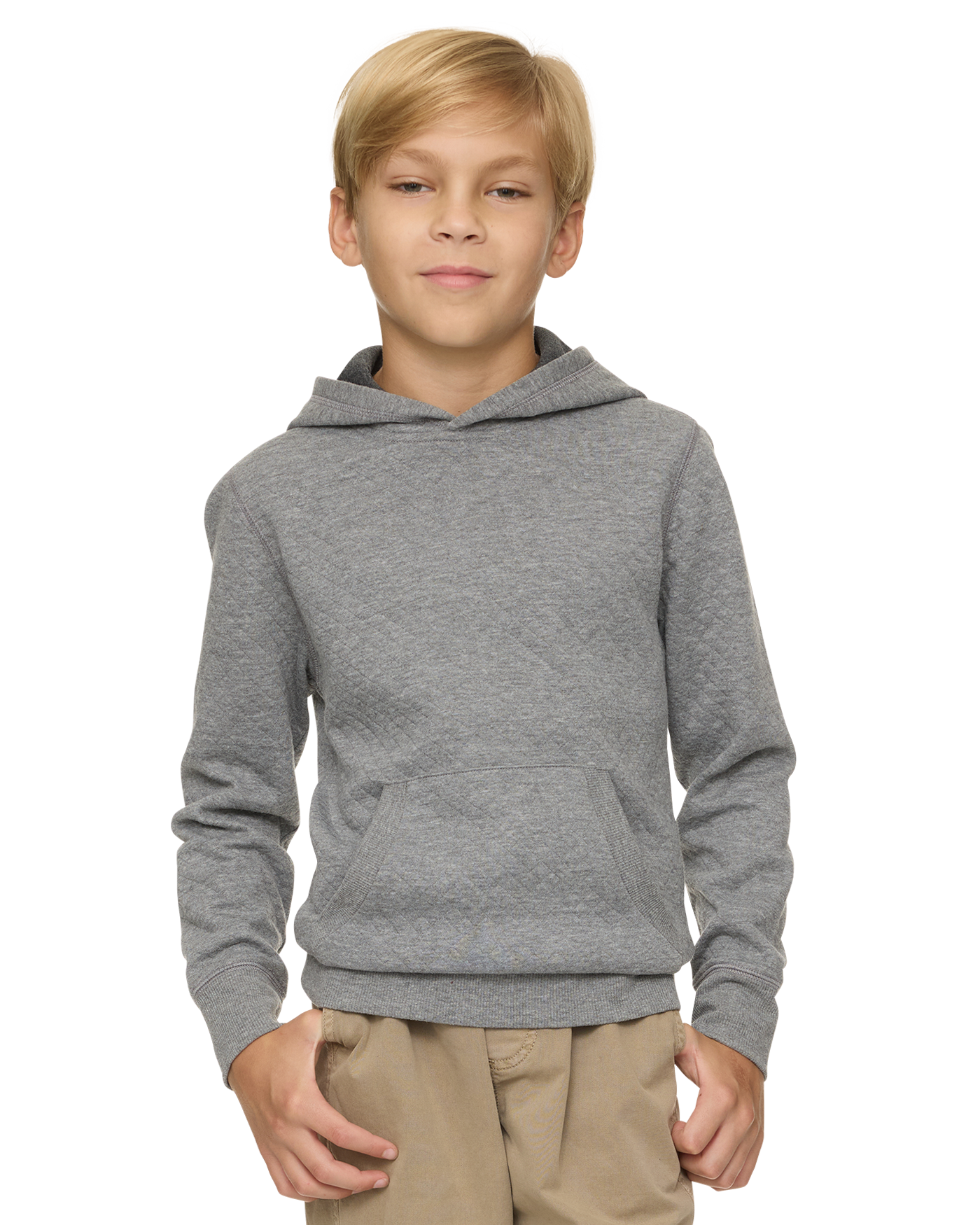 BOYS BRADNER SUPER-SOFT QUILTED HOODIE