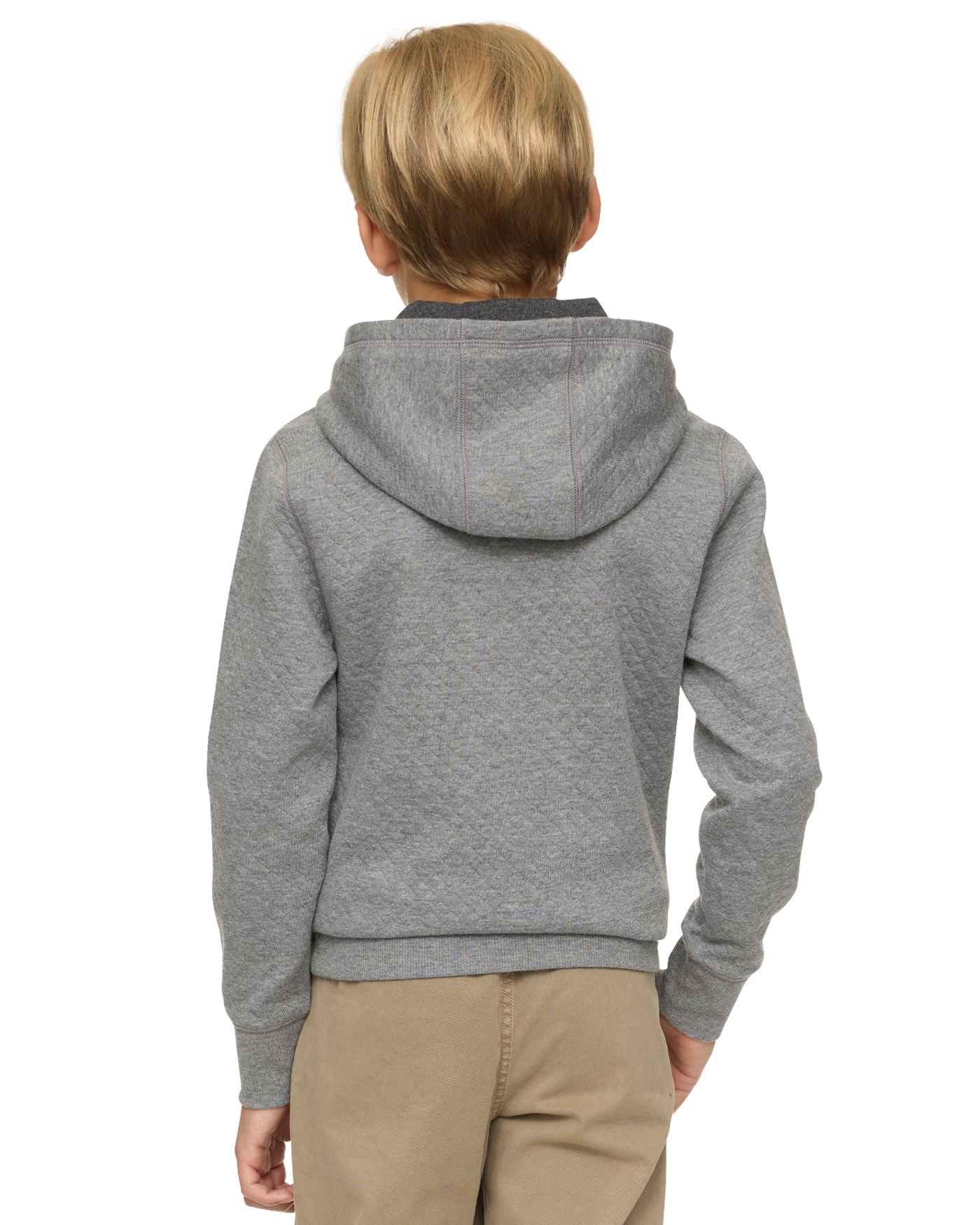 BOYS BRADNER SUPER-SOFT QUILTED HOODIE