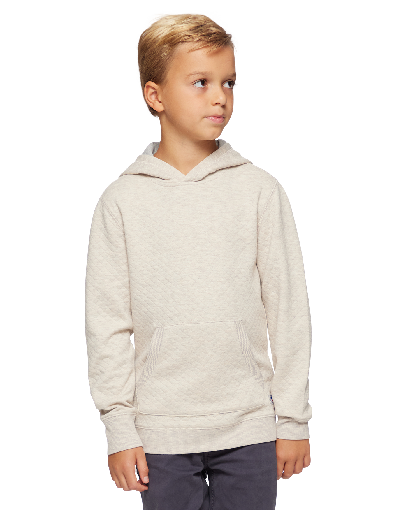 BOYS BRADNER SUPER-SOFT QUILTED HOODIE