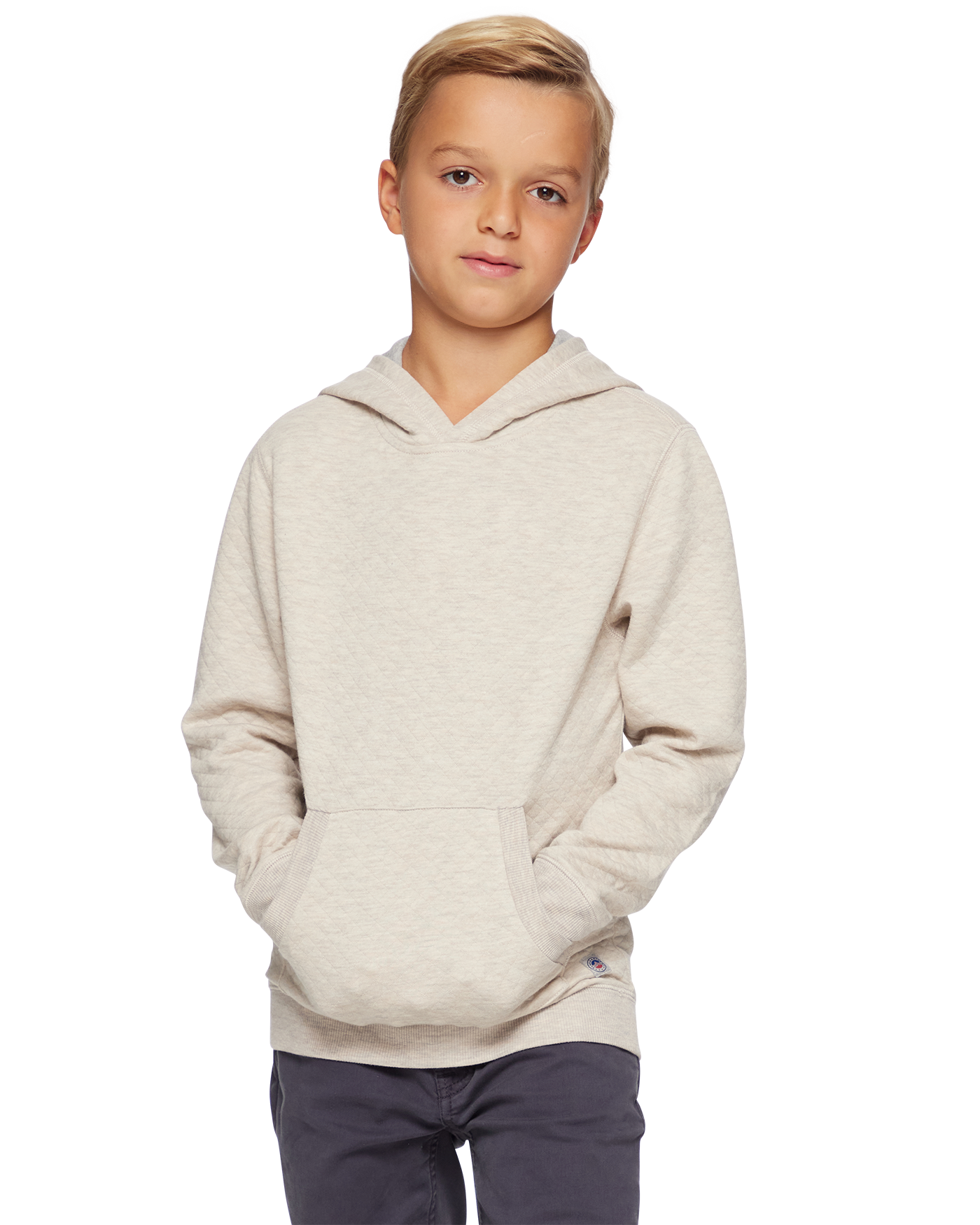 BOYS BRADNER SUPER-SOFT QUILTED HOODIE