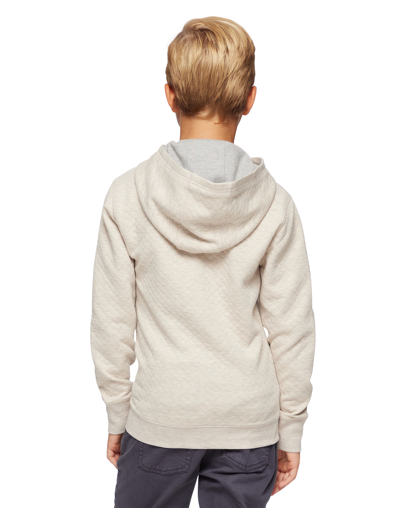 BOYS BRADNER SUPER-SOFT QUILTED HOODIE