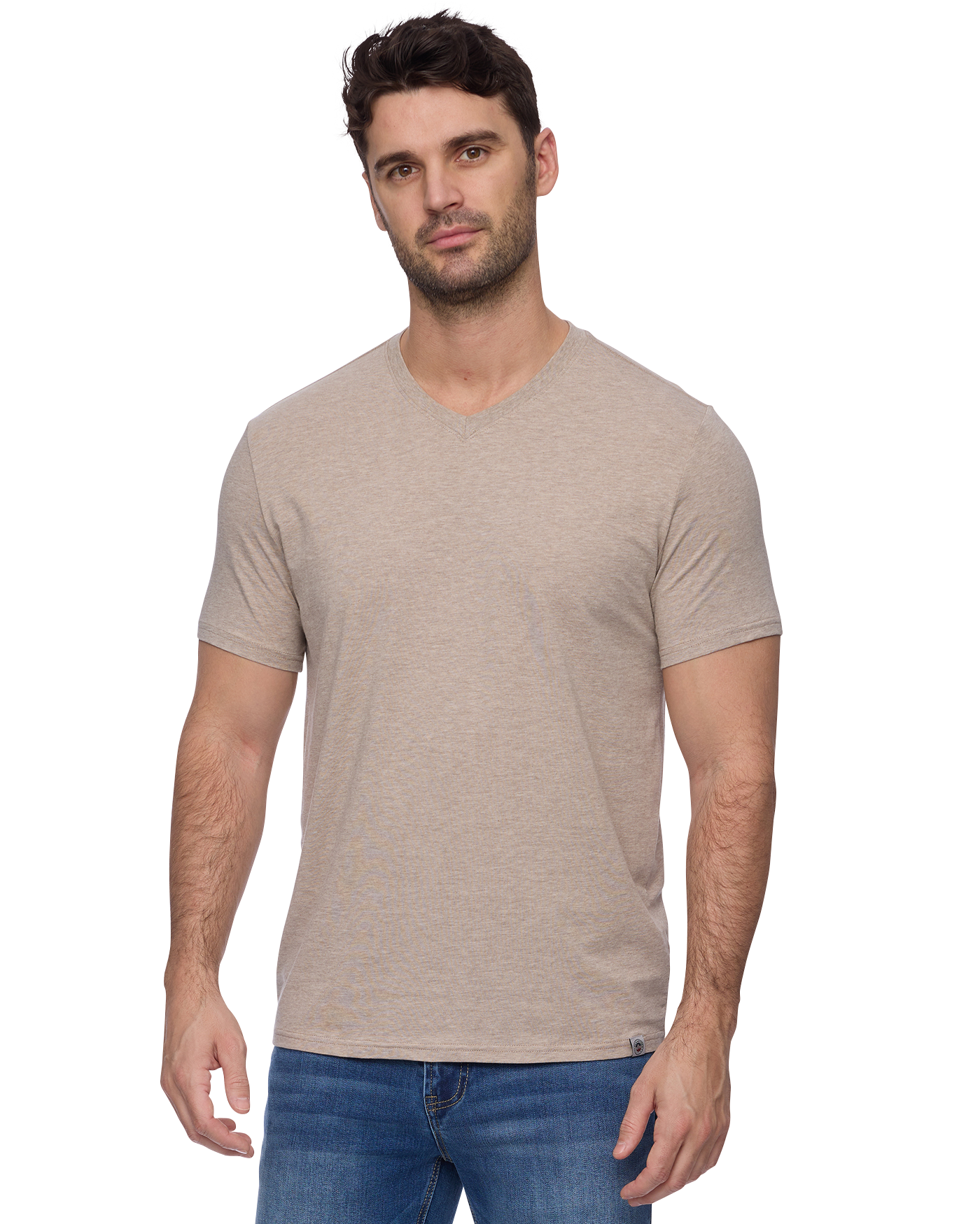 ESSENTIAL STRETCH COMFORT V-NECK TEE
