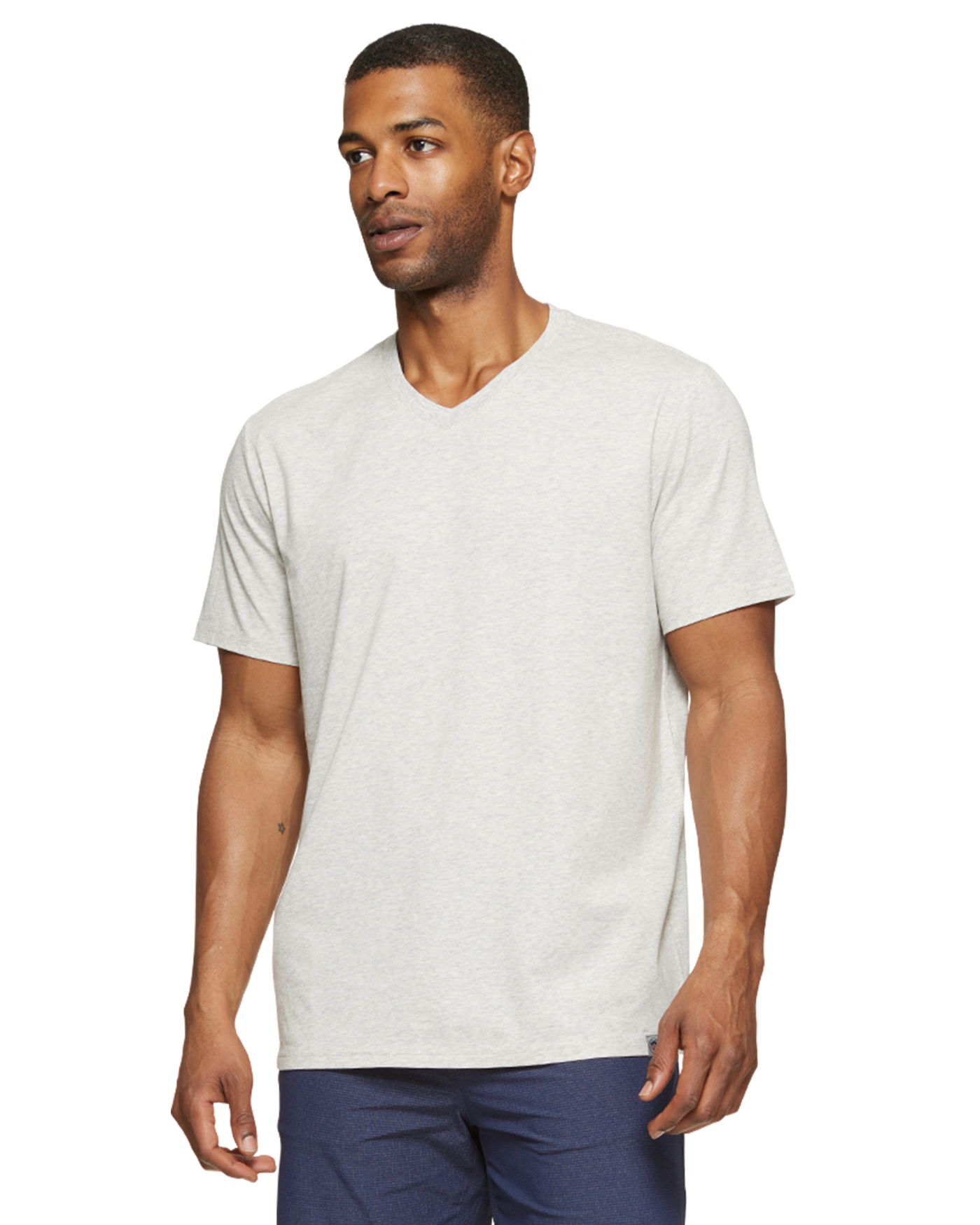 ESSENTIAL STRETCH COMFORT V-NECK TEE