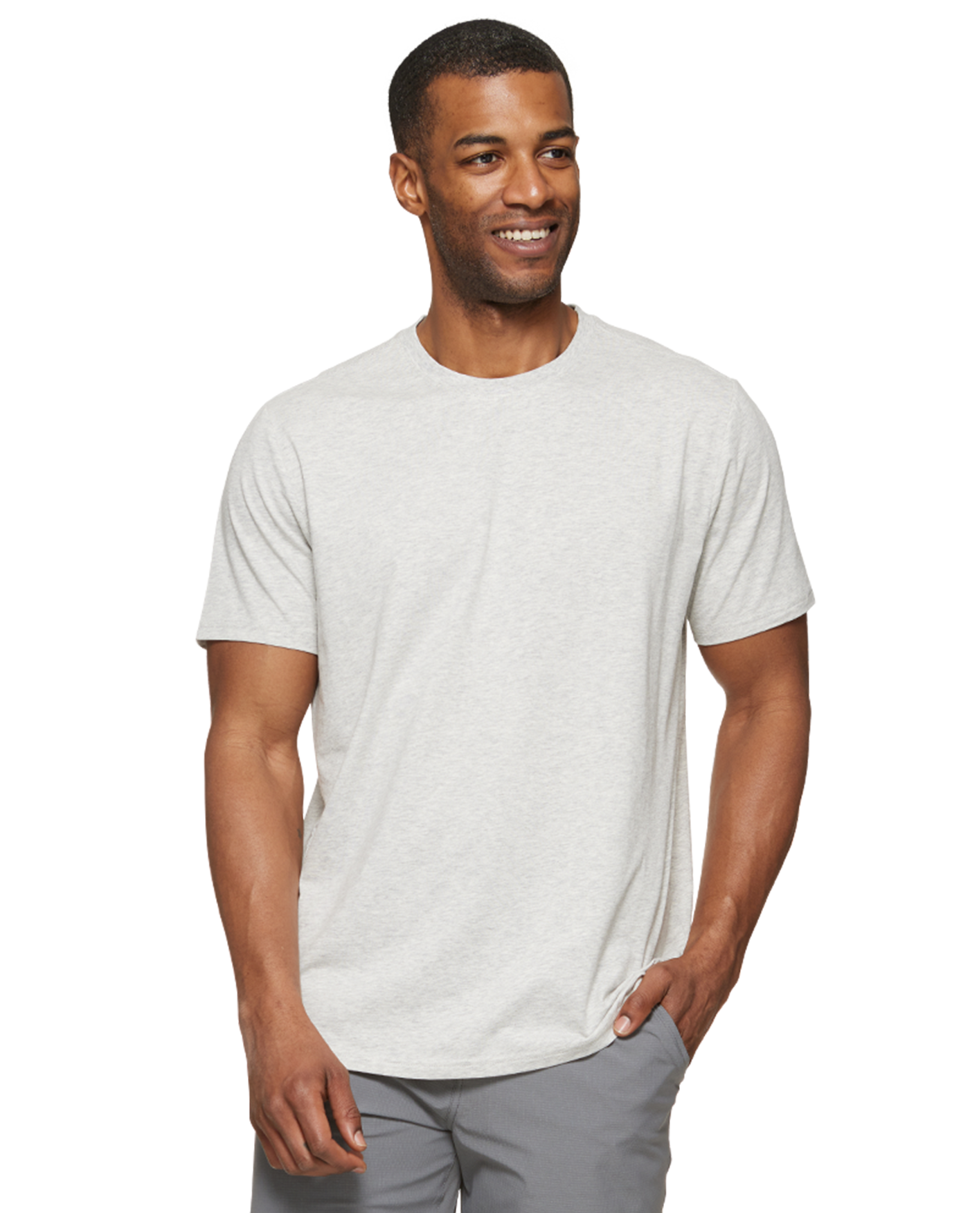 ESSENTIAL STRETCH COMFORT CREWNECK TEE