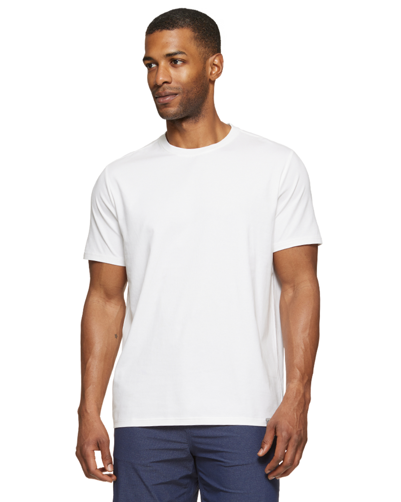 ESSENTIAL STRETCH COMFORT CREWNECK TEE