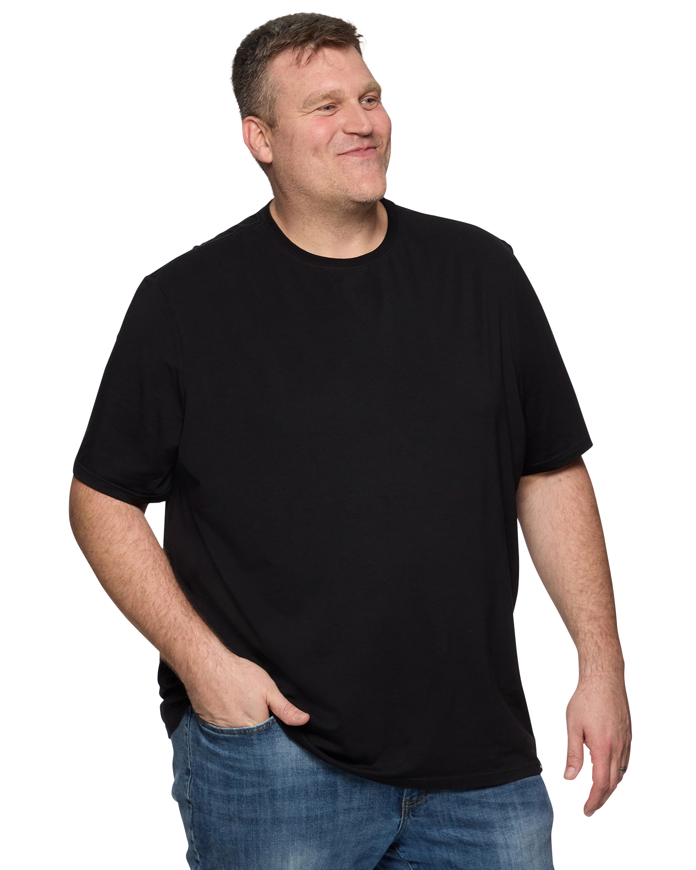 ESSENTIAL STRETCH COMFORT CREWNECK TEE BIG & TALL