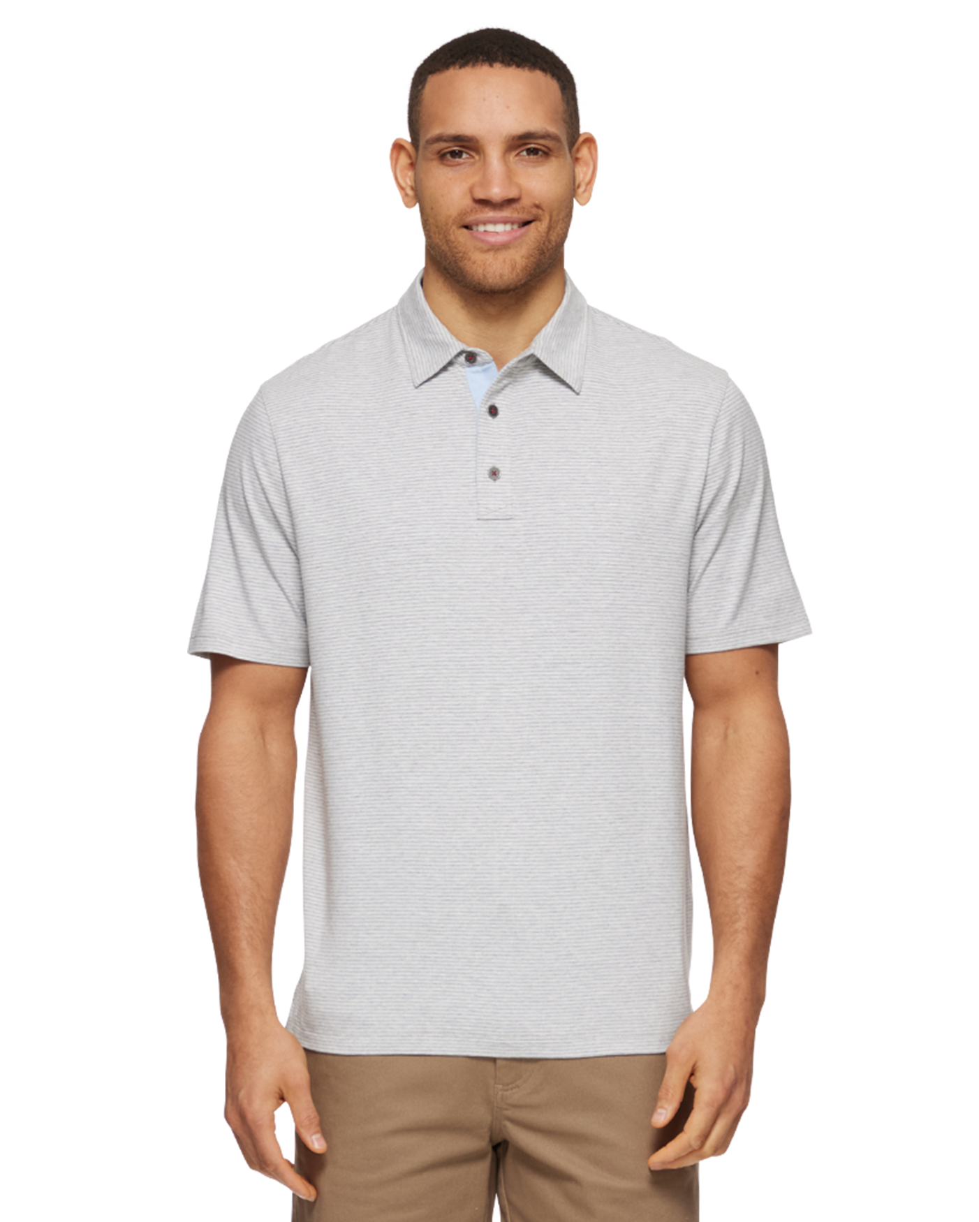 HASTINGS SUPER SOFT STRIPED POLO