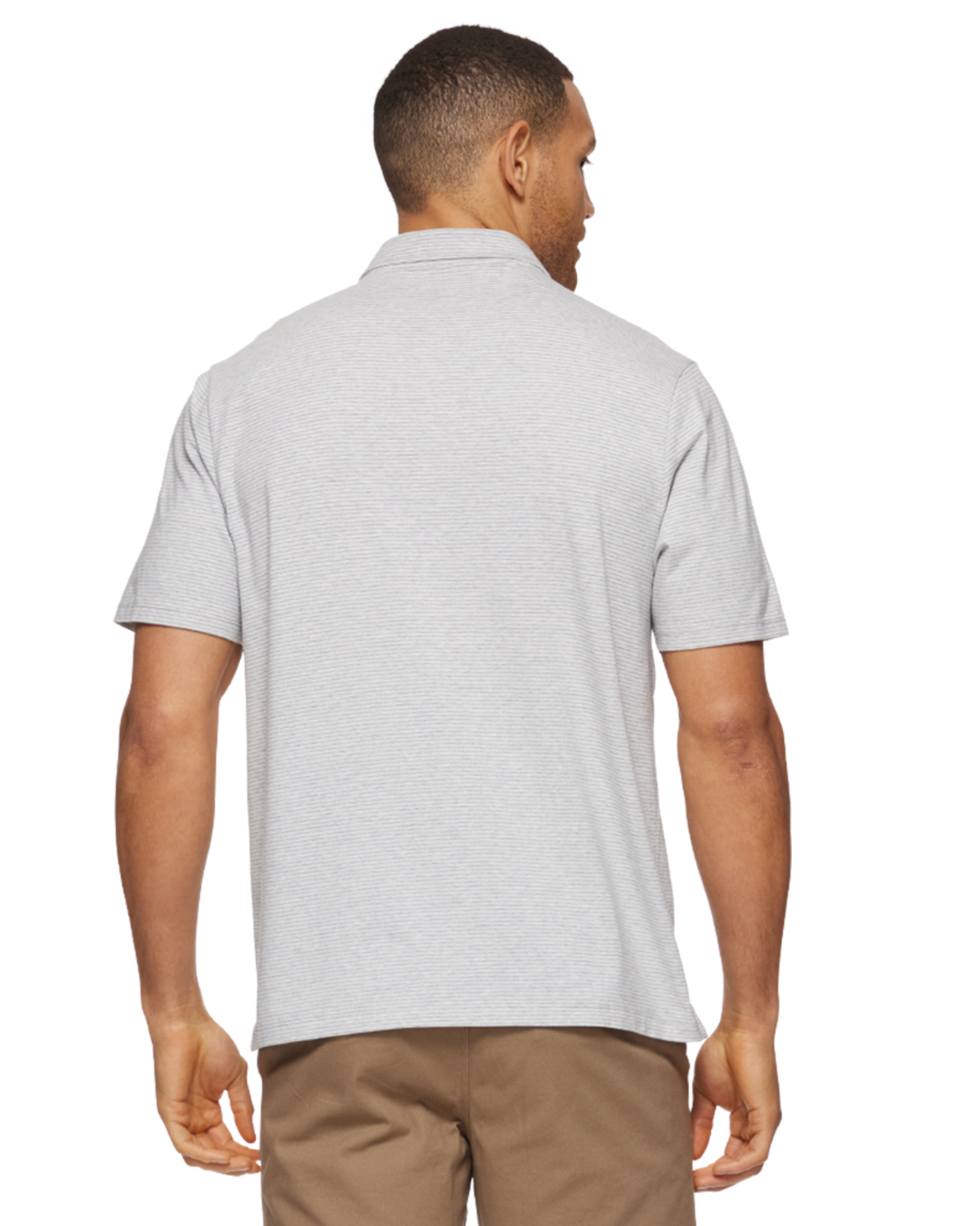 HASTINGS SUPER SOFT STRIPED POLO