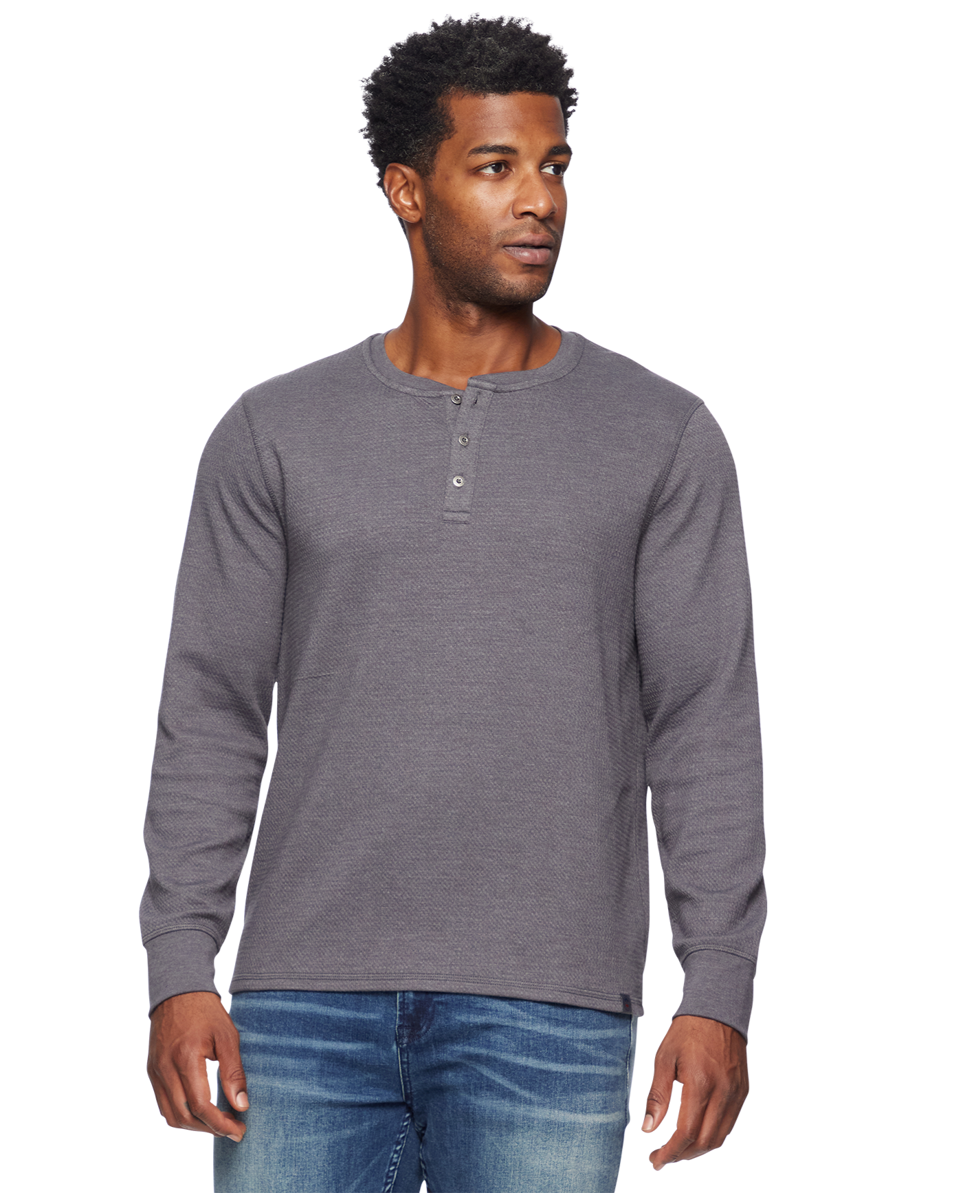 CHATSWORTH SOFT WAFFLE HENLEY