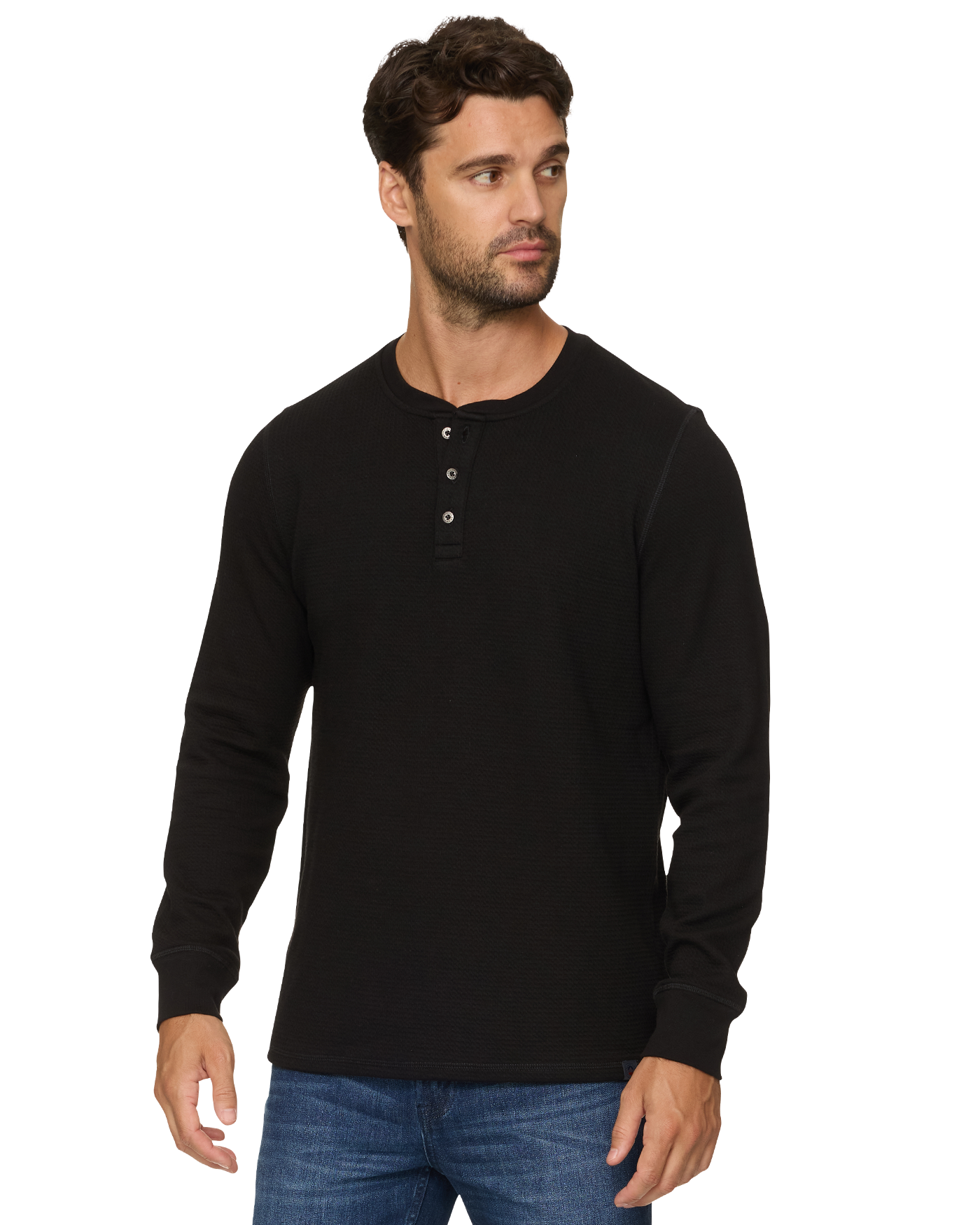 CHATSWORTH SOFT WAFFLE HENLEY