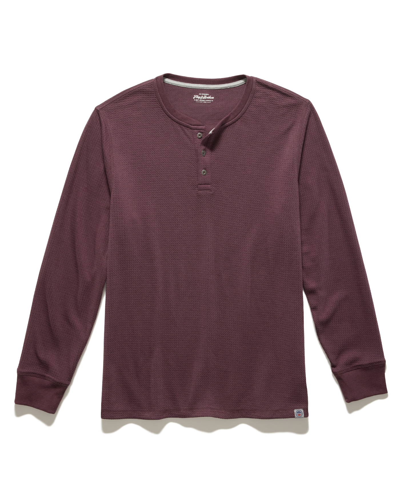 CHATSWORTH SOFT WAFFLE HENLEY