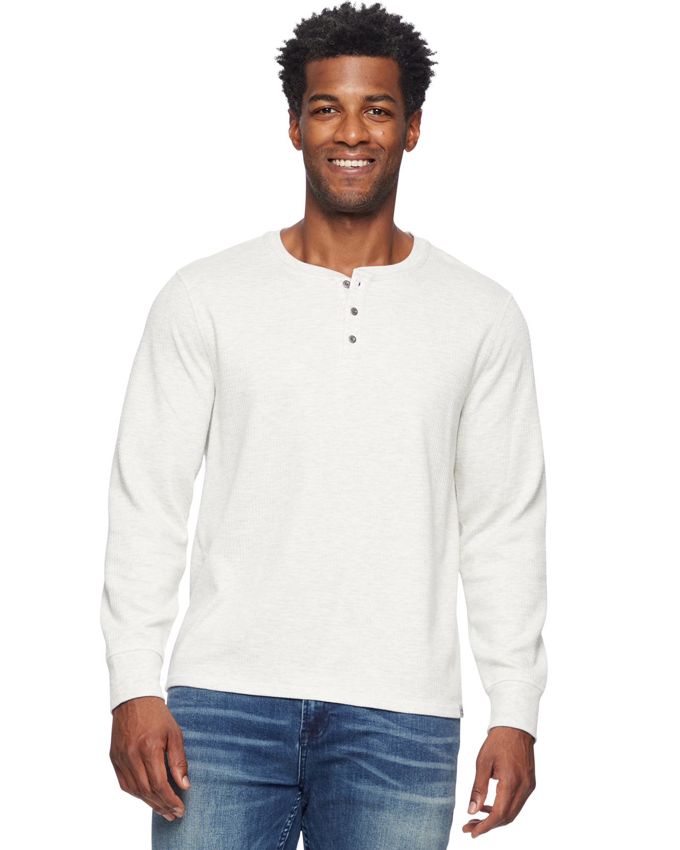 CHATSWORTH SOFT WAFFLE HENLEY