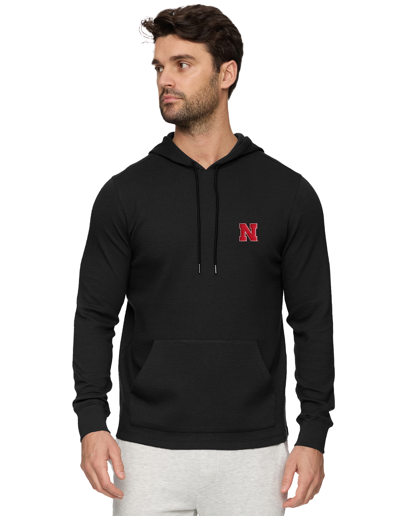 NEBRASKA CHATSWORTH SOFT WAFFLE HOODIE