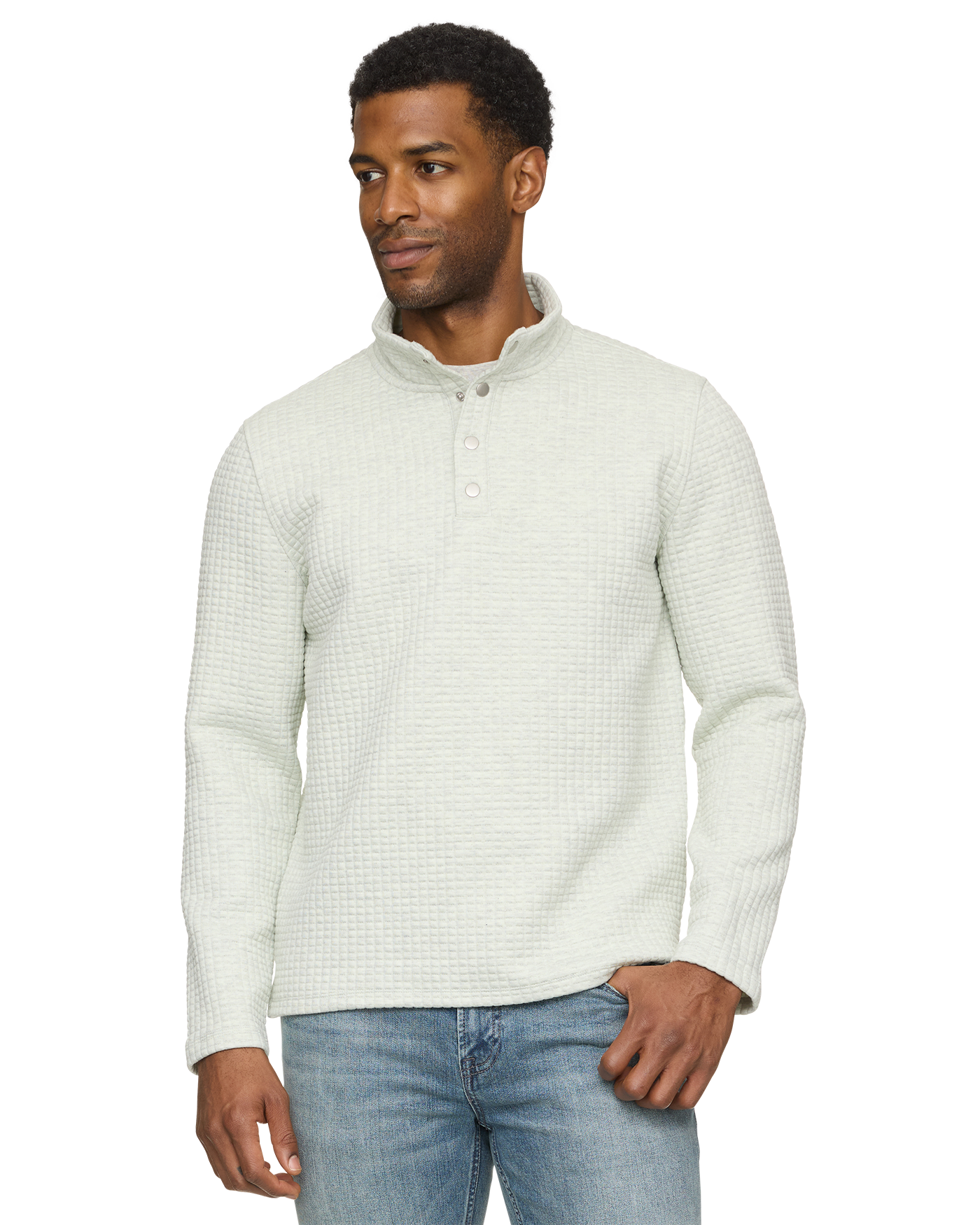 SILVERTON QUILTED 1/4 SNAP