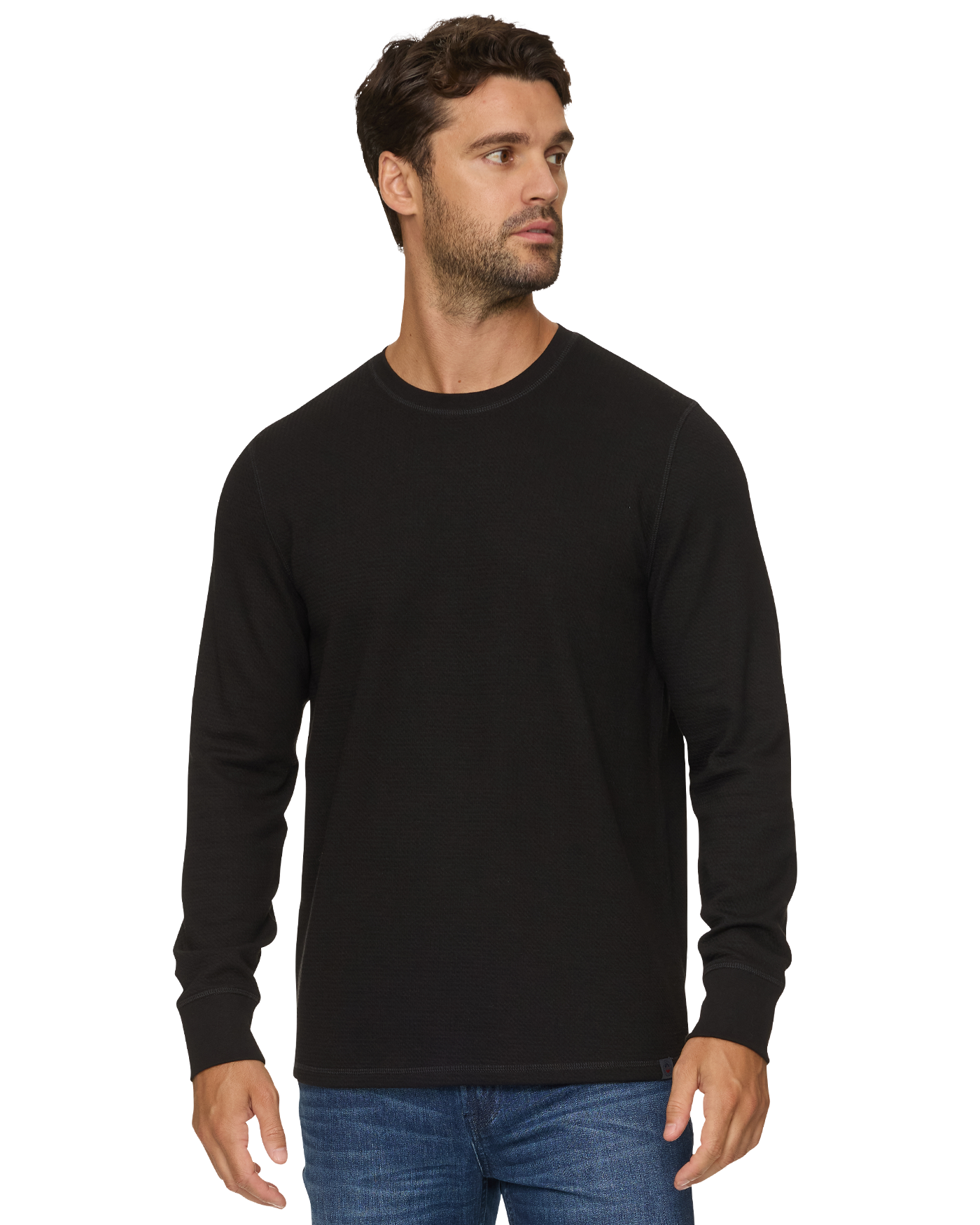 CHATSWORTH SOFT WAFFLE CREWNECK