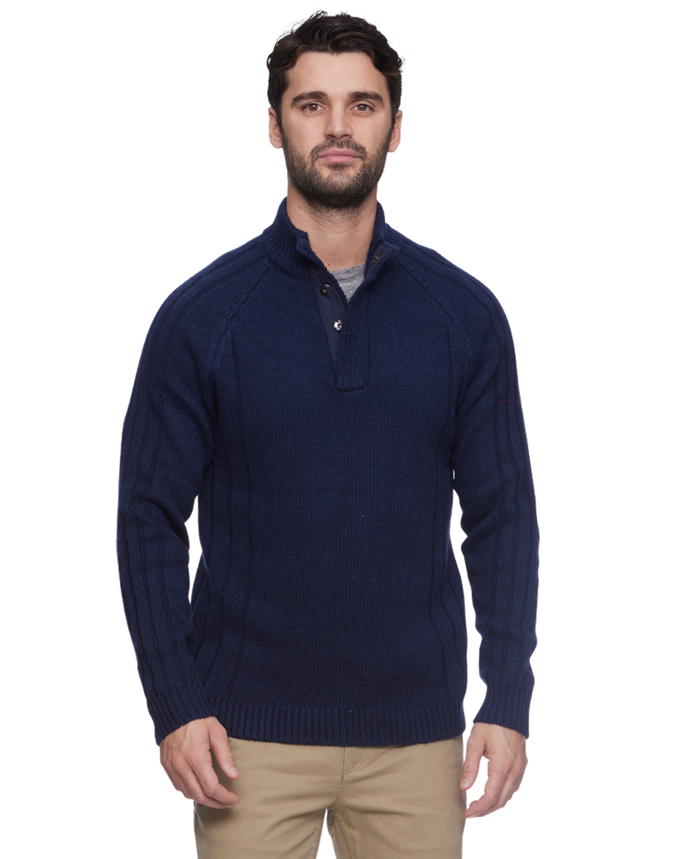 PLAINVIEW MOCK NECK SWEATER
