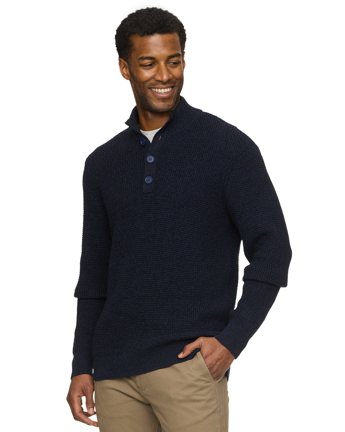DENVER COOLING MOCK NECK SWEATER