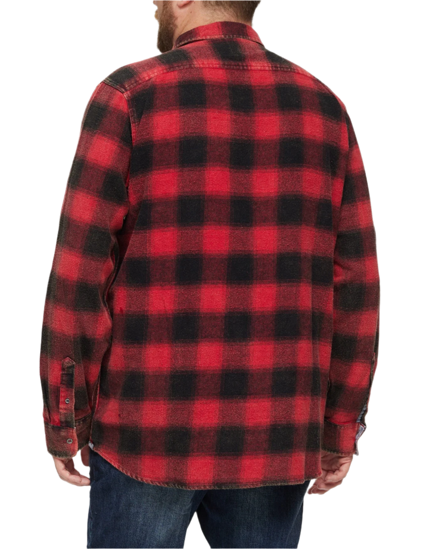 SHAW VINTAGE WASHED FLANNEL SHIRT BIG & TALL