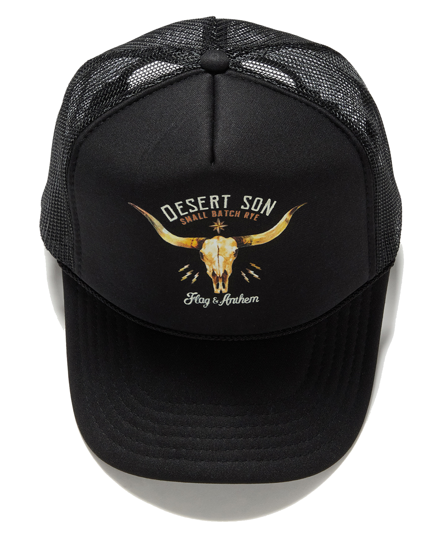 LONGHORN SKULL FOAM TRUCKER HAT