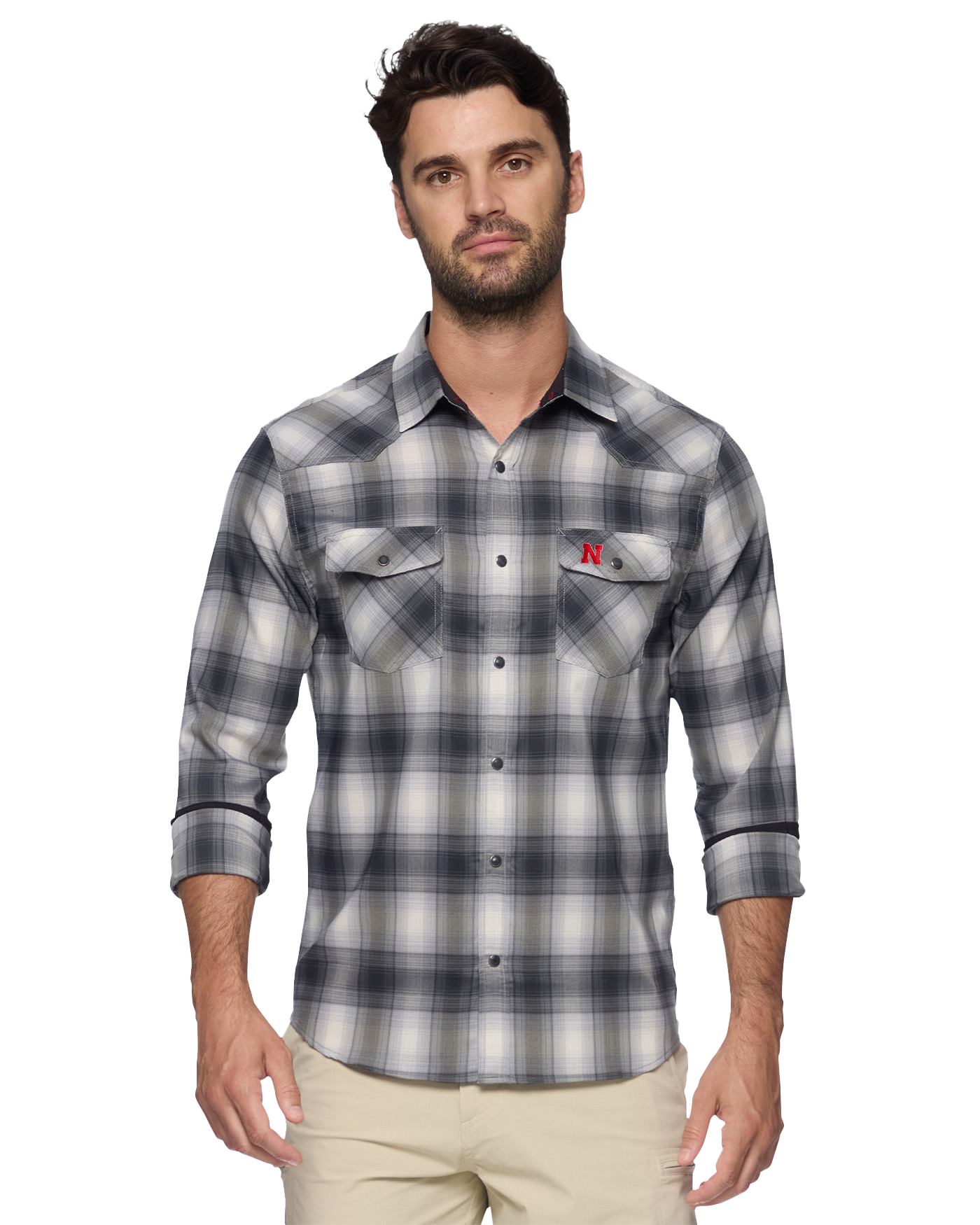NEBRASKA UPF PERFORMANCE WESTERN SHIRT