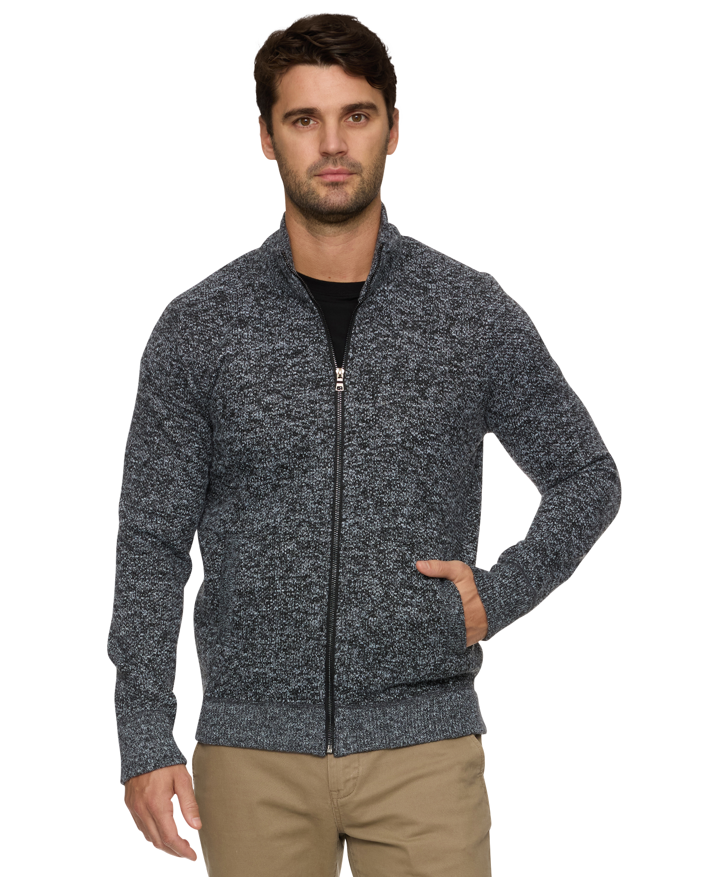 RHINELAND FLEECE-LINED FULL-ZIP SWEATER