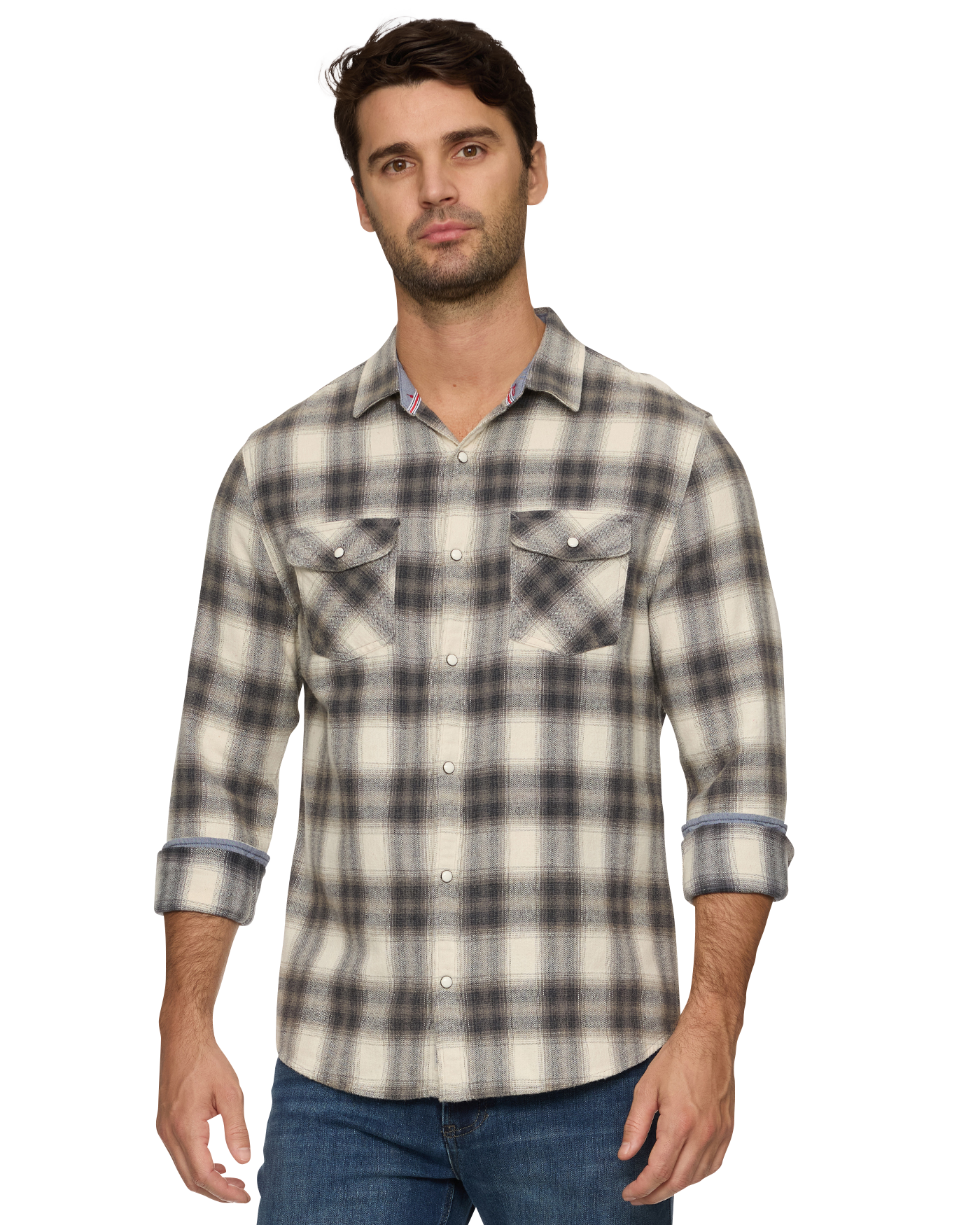 ALMA VINTAGE WASHED FLANNEL SHIRT