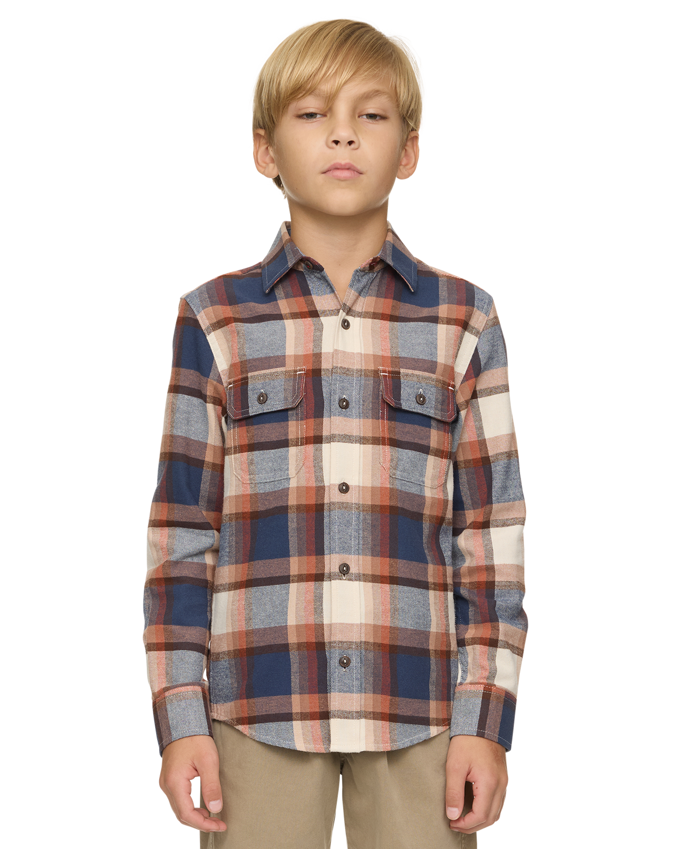 BOYS PETERS FLANNEL SHIRT
