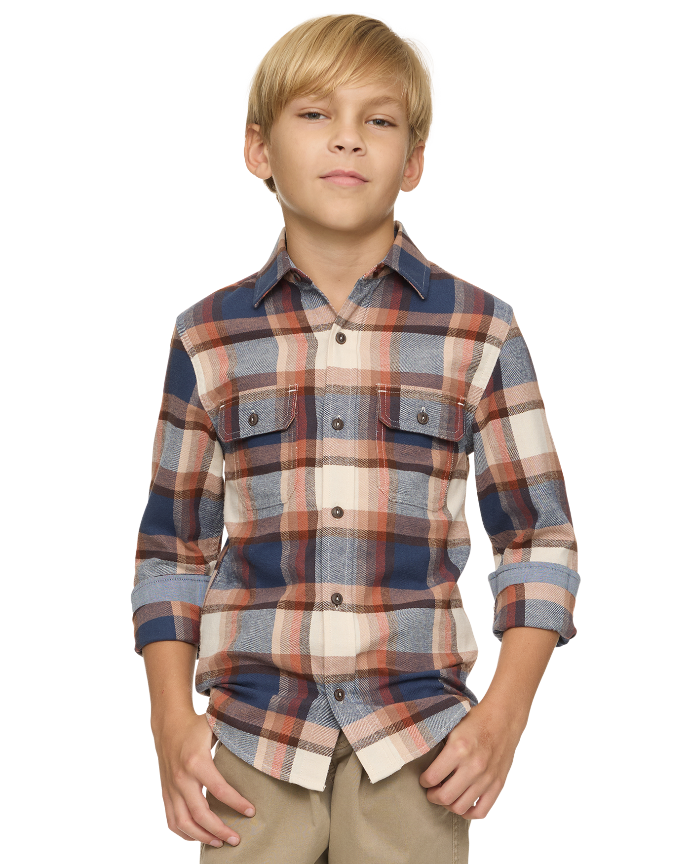 BOYS PETERS FLANNEL SHIRT
