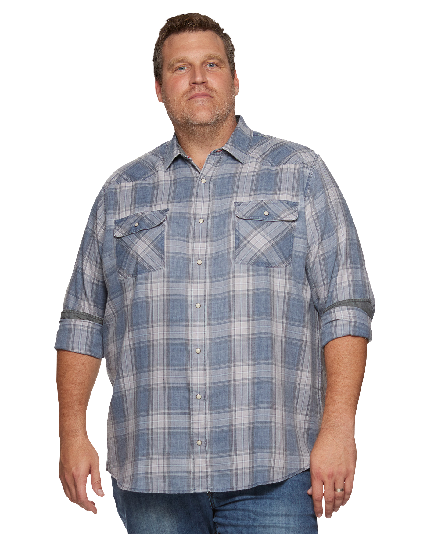 HARKER VINTAGE SOFT WESTERN SHIRT BIG & TALL