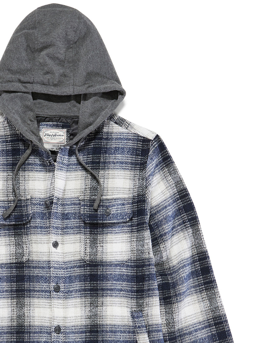 SACRAMENTO HOODED SHIRT JACKET BIG & TALL